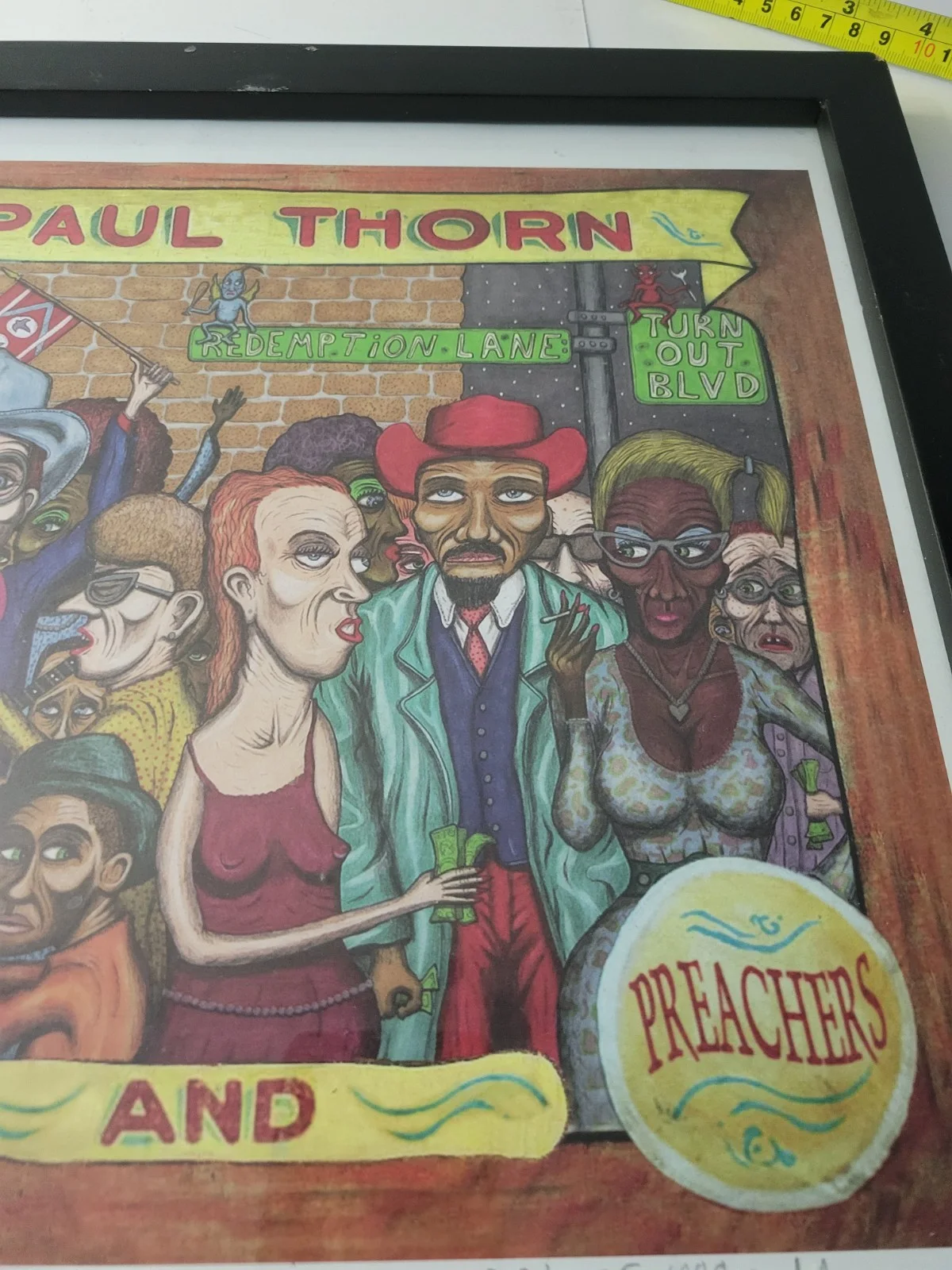 Paul Thorn Pimps And Preachers Signed Print 391 Of 1000, изображение 4