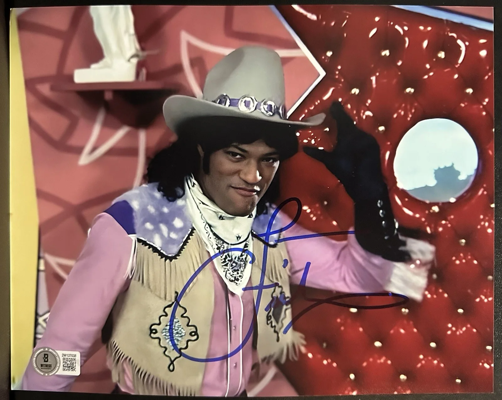 Laurence Fishburne — Laurence Fishburne Autographed Pee-wee’s Playhouse 8x10 Photograph ! BAS W
