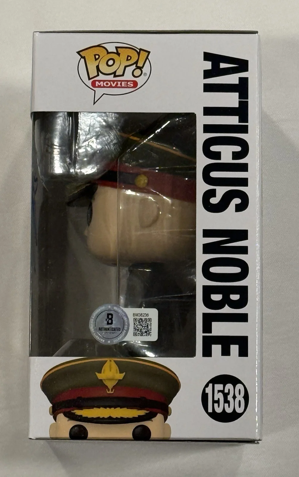Ed Skrein — Ed Skrein Signed Rebel Moon Atticus Noble Funko Pop! #1538 Beckett COA, изображение 3