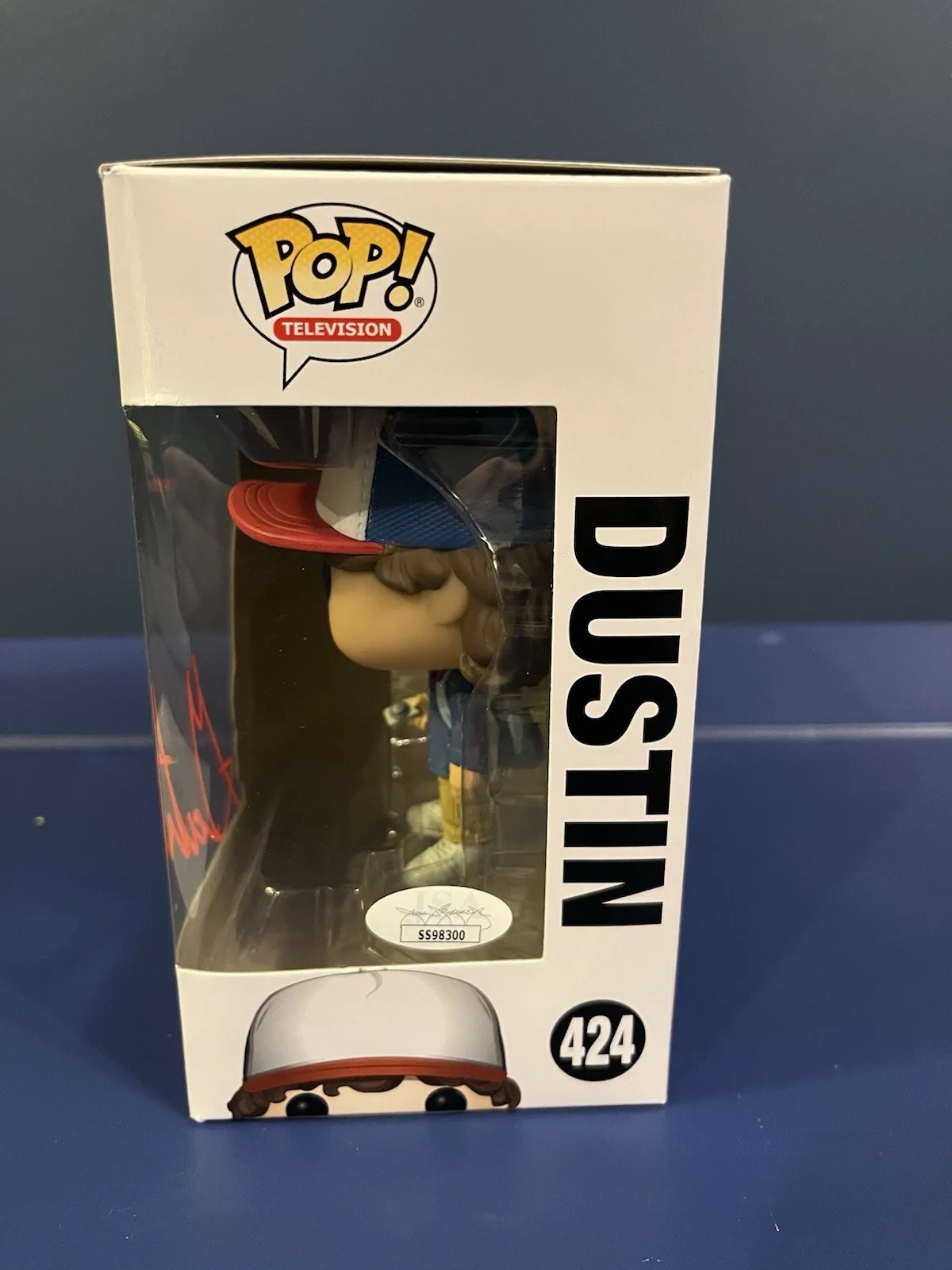 Funko Stranger Things Dustin JSA Authenticated Signed Gaten Matarazzo, image 2