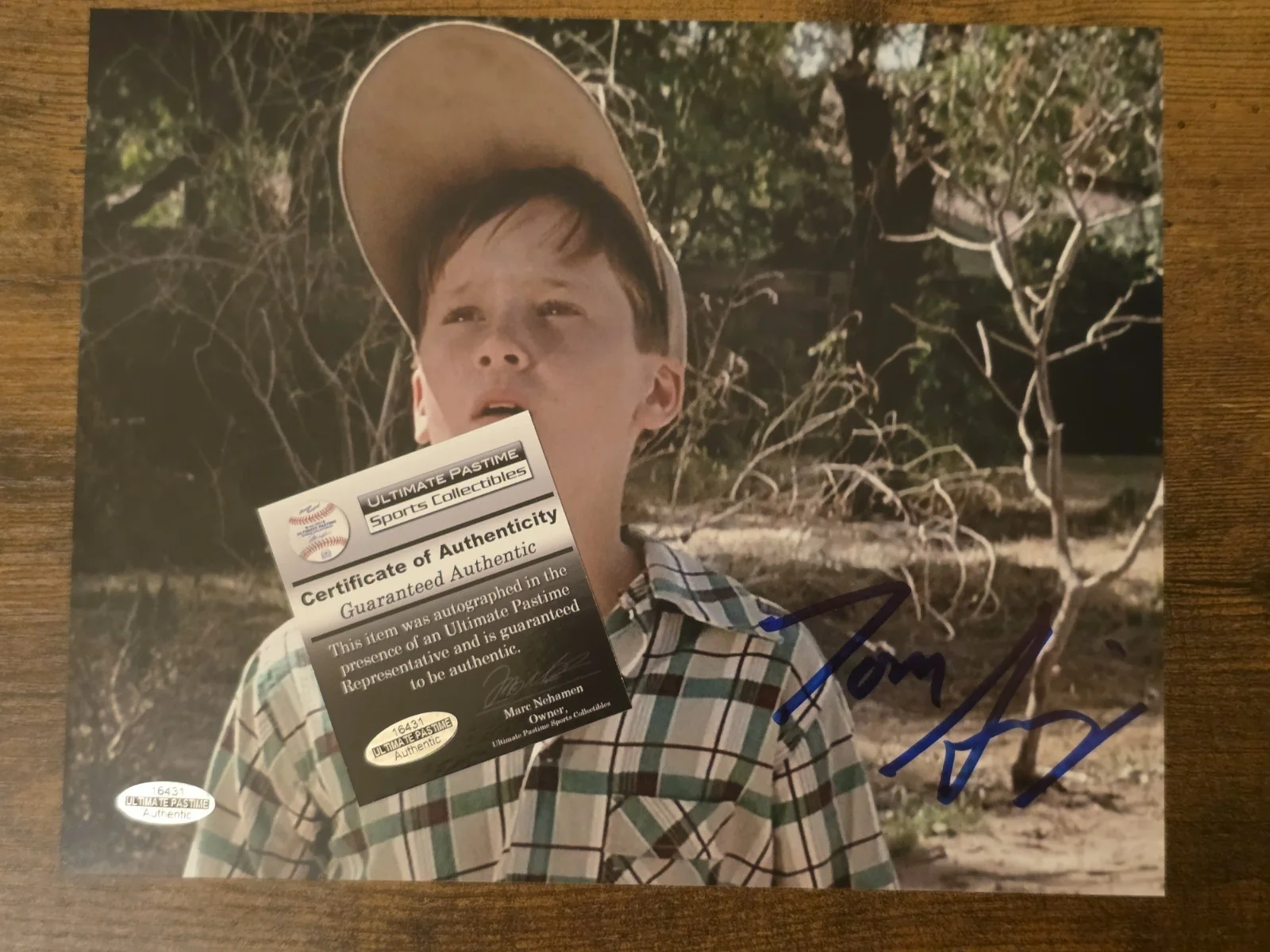 Tom Guiry — TOM GUIRY SIGNED 8X10 SCOTTY SMALLS PHOTO THE SANDLOT COA, image 3