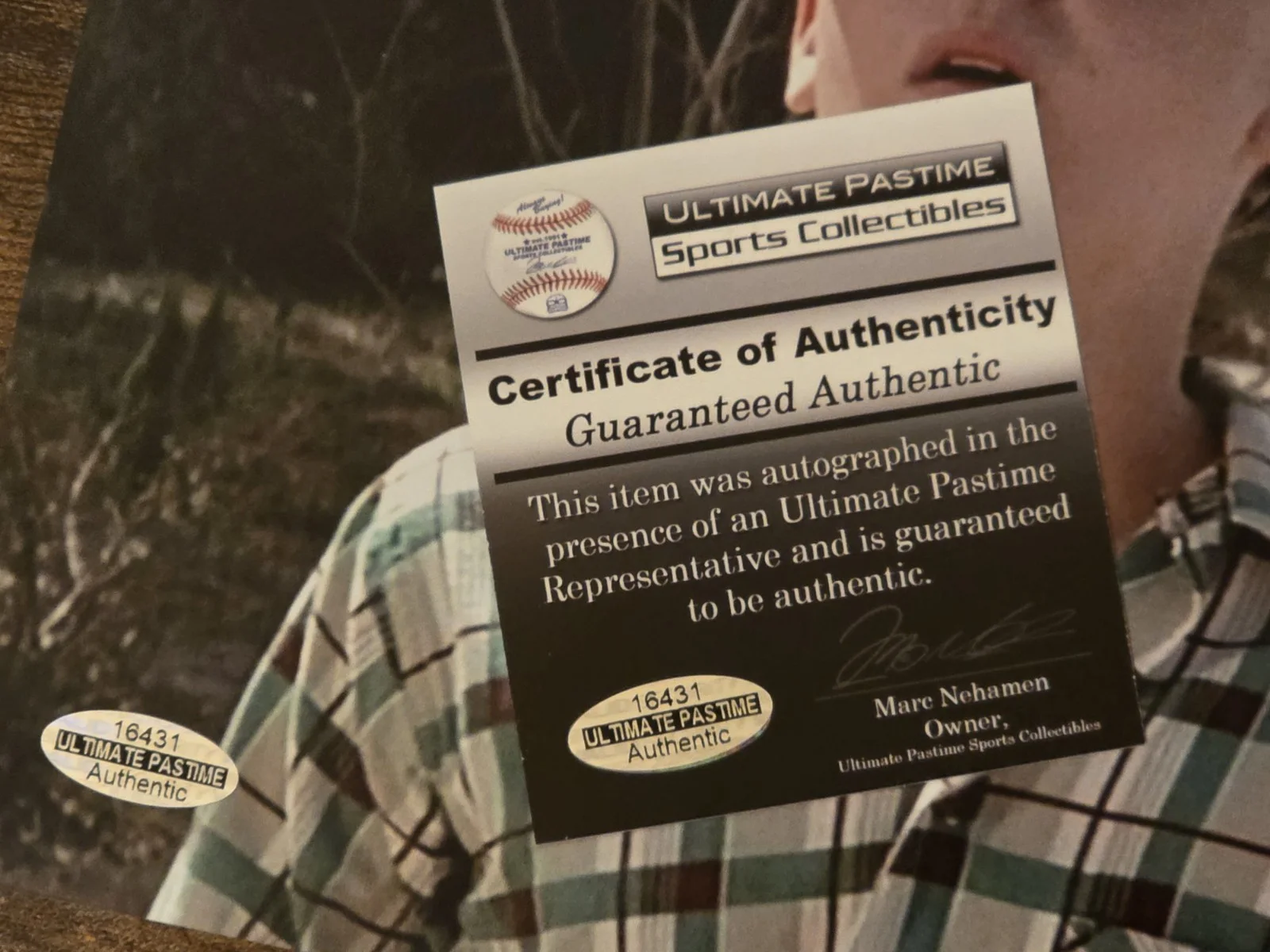 Tom Guiry — TOM GUIRY SIGNED 8X10 SCOTTY SMALLS PHOTO THE SANDLOT COA, image 4