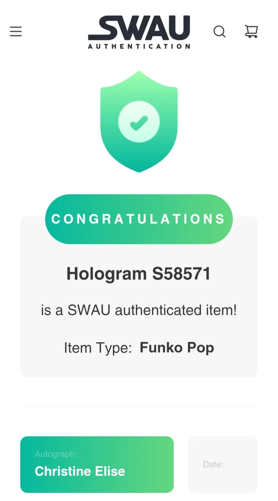 Jennifer Tilly — Christine Elise Signed Chucky & Tiffany Funko #1857 SWAU authenticated Kyle, image 2