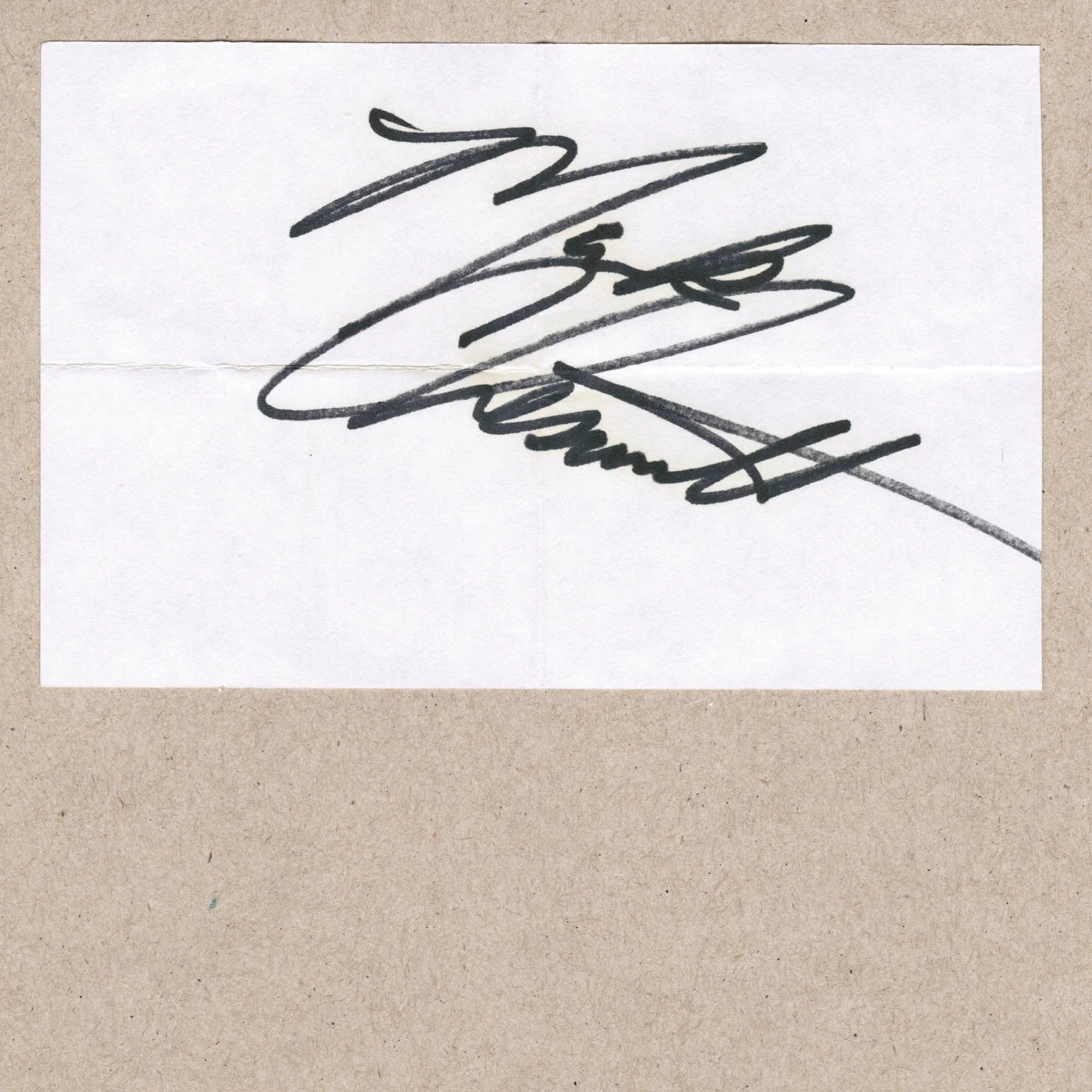 1993 Mark Chestnutt Signed Autograph w/ Fan Taken 3.5 x 3.5 OOAK Photo Vintage, изображение 2