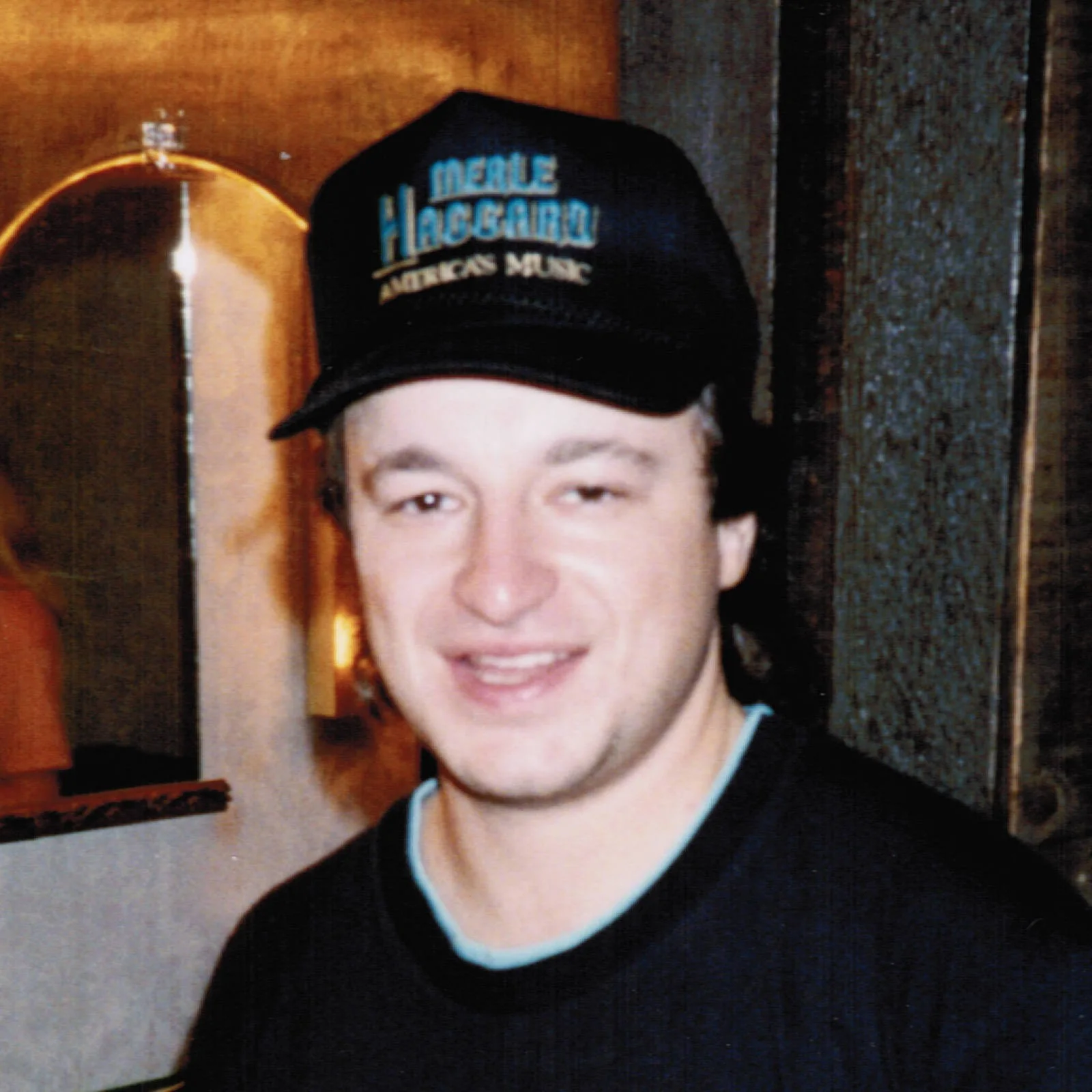1993 Mark Chestnutt Signed Autograph w/ Fan Taken 3.5 x 3.5 OOAK Photo Vintage, изображение 5