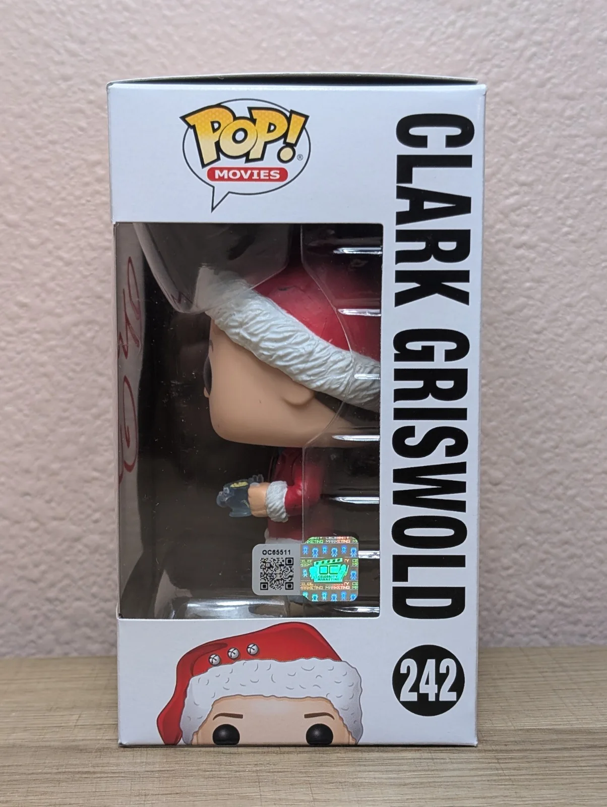 Chevy Chase — Chevy Chase Signed 'Clark Griswold' Funko Pop #242 W Fancy Magnet Hard Protector, изображение 4