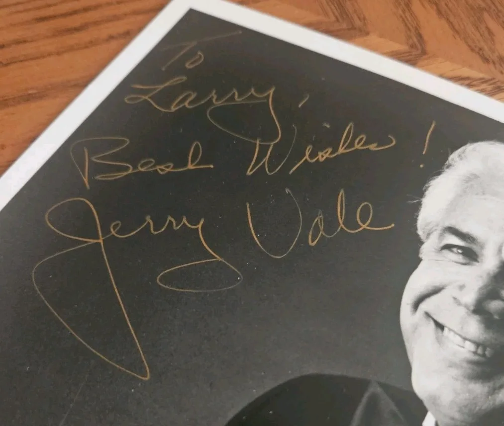 Jerry Vale signed autographed vintage 8"x10" photo, Country music singer, изображение 2