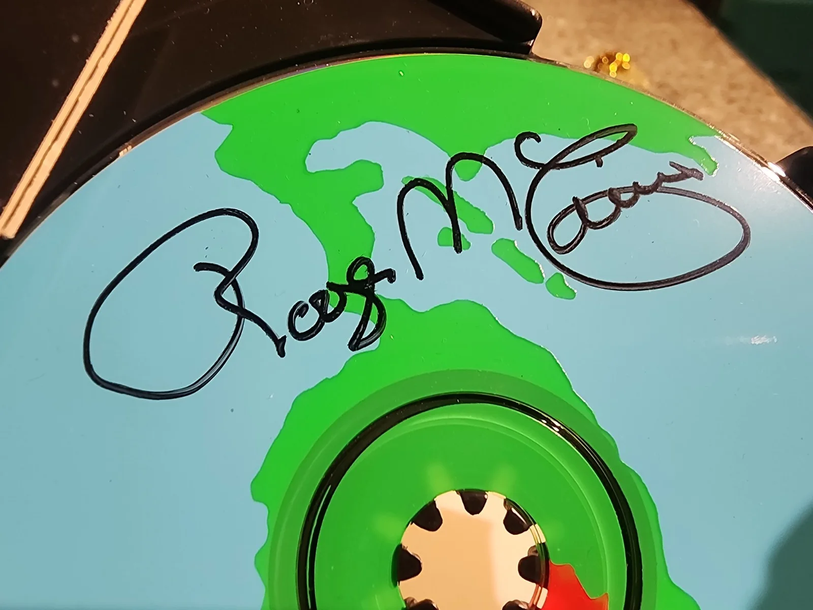 Tom Petty Autographed Signed Roger McGuinn CD Authenticated By Arista Records, image 3