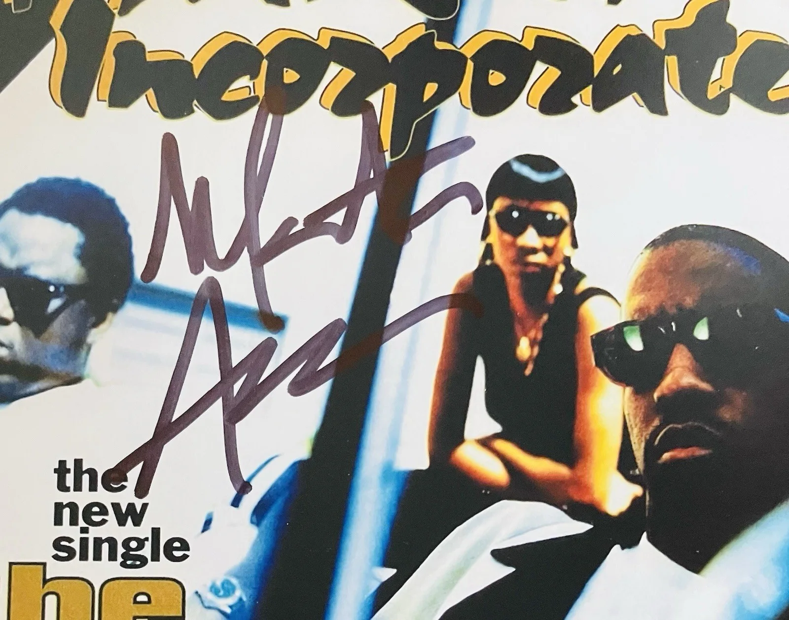 Masta Ace Signed 8x10 Photo Sittin On Chrome/INC Ride Autograph Rap Golden Era, изображение 2