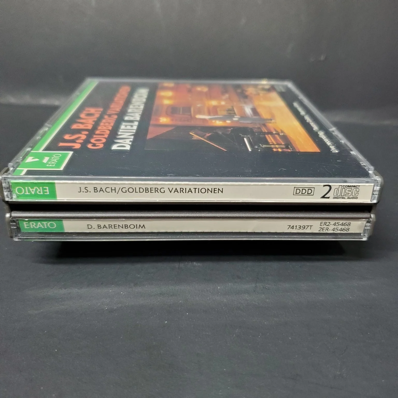 Erato J.S. Bach’s Goldberg Variations – Daniel Barenboim 2CD Set Live 1991, изображение 3