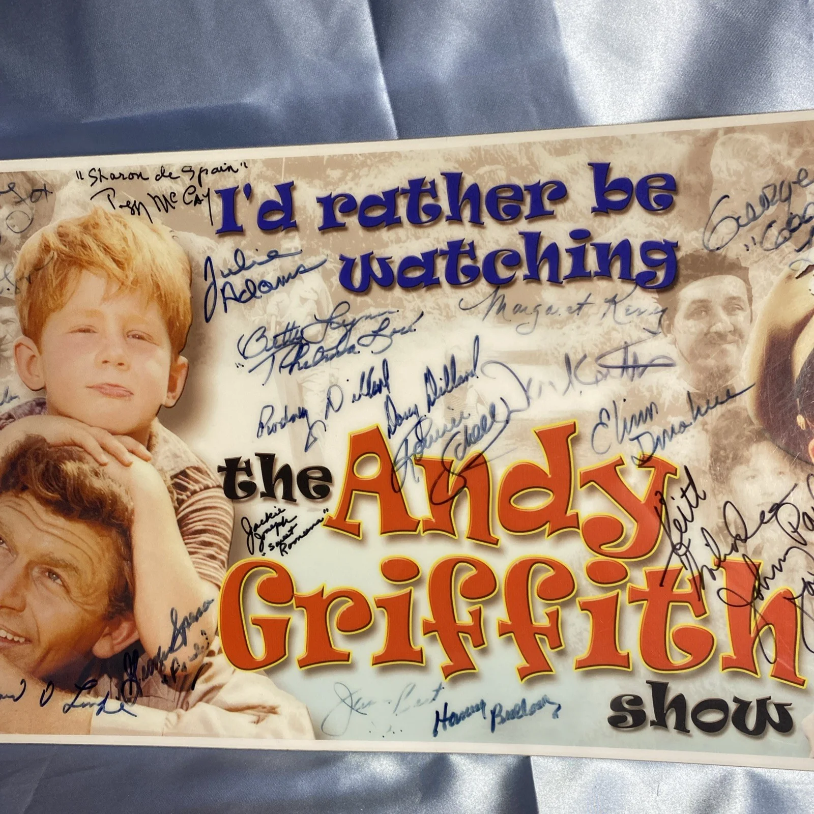 Don Knotts Betty Lynn George Lindsay Earle Hagen Elinor Donahue — ANDY GRIFFITH SHOW SIGNED x25 in 1990s MAYBERRY DAYS Don Knotts Betty Lynn COA, image 3