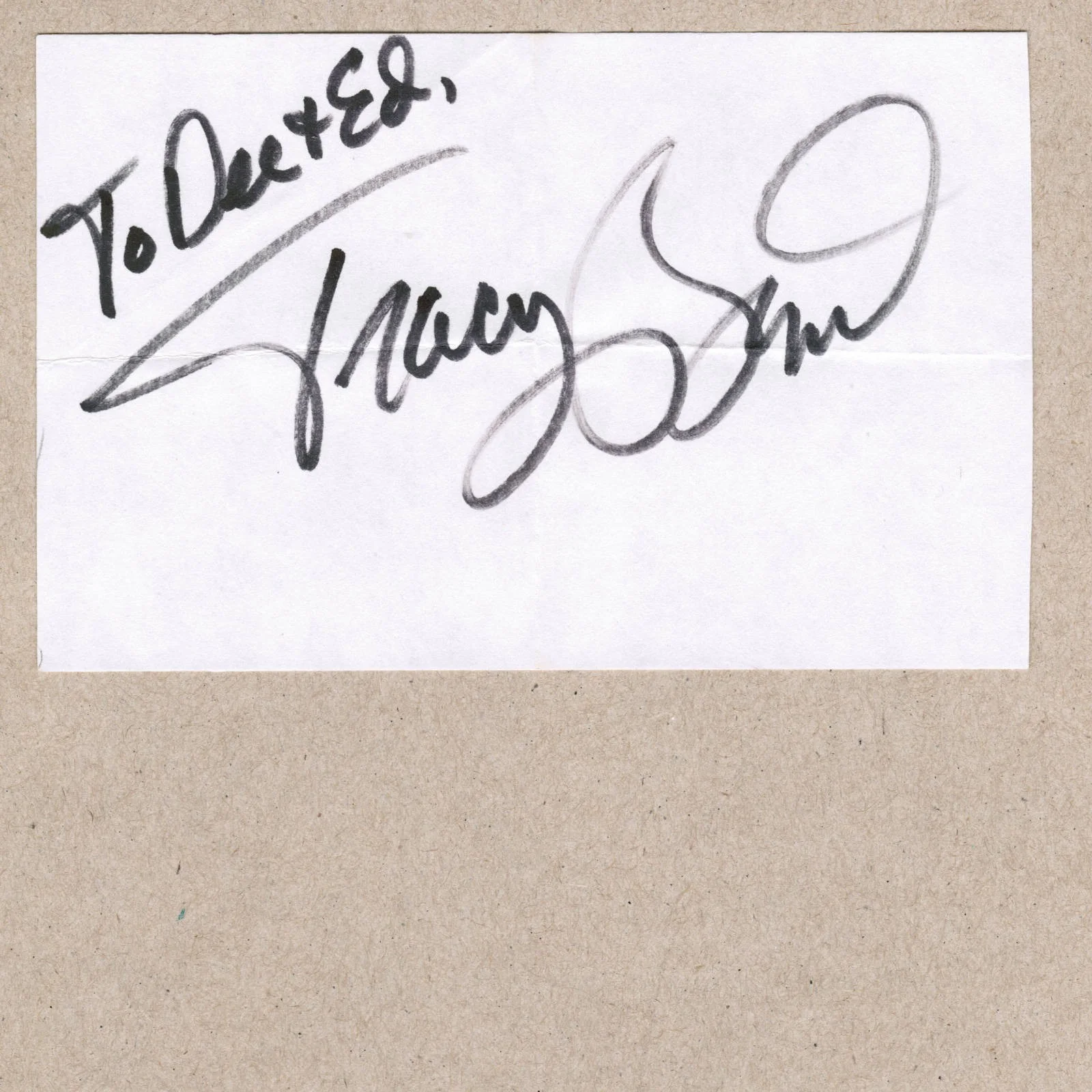 1994 Tracy Byrd Signed Autograph w/ Fan Taken 3.5 x 3.5 OOAK Photo Ticket Stub, image 2