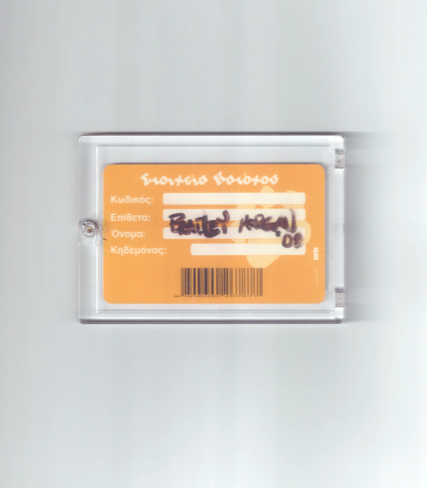 Bradley Morgan — Chester Cheetah Club Card Signed by BRADLEY MORGAN, изображение 3