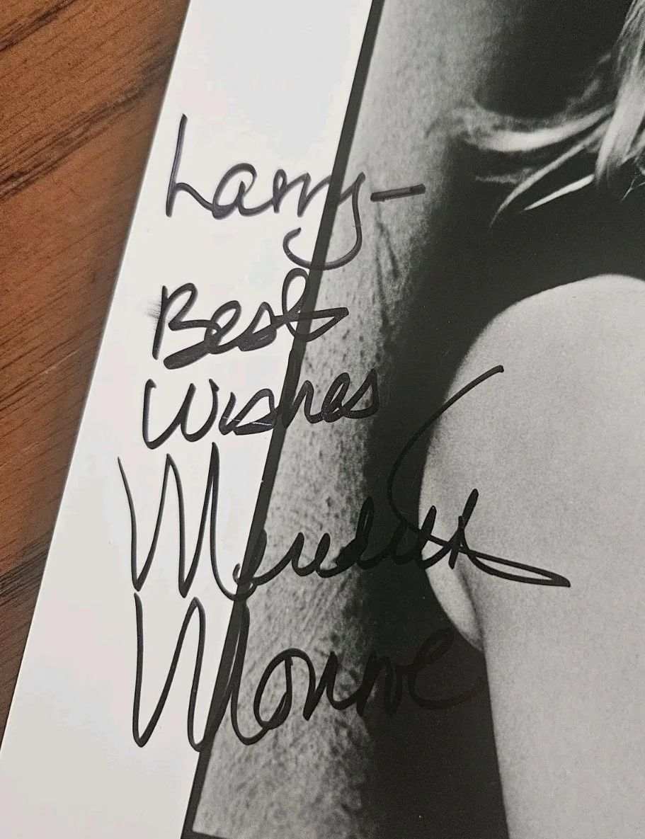 Meredith Monroe — Meredith Monroe rare signed very early 8"x10" photo, Dawson's Creek actress, изображение 2