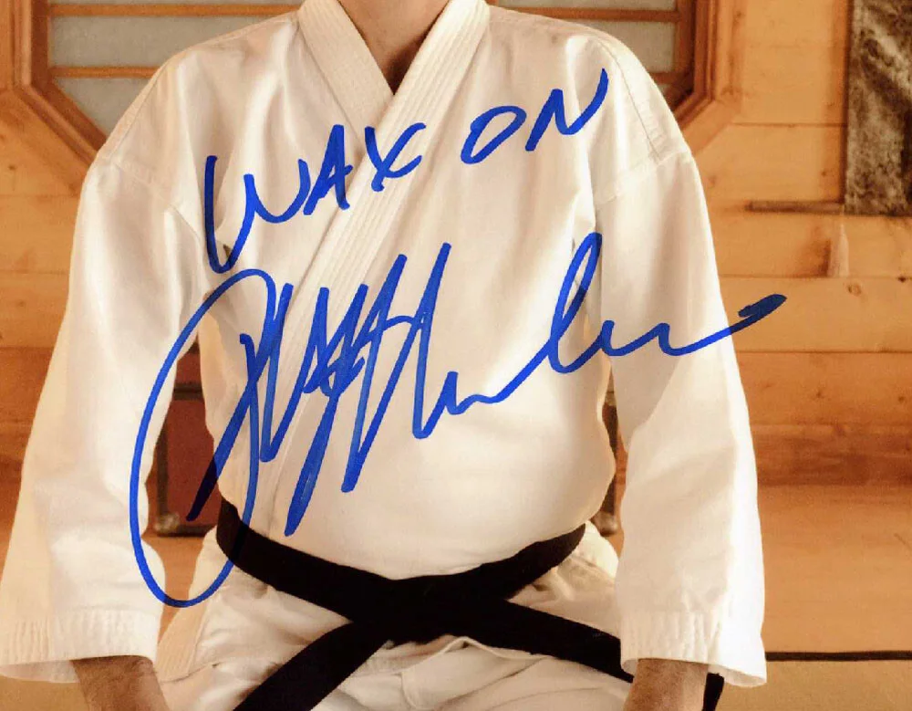 RALPH MACCHIO SIGNED AUTOGRAPHED 11x14 PHOTO KARATE KID COBRA KAI BECKETT BAS, изображение 2