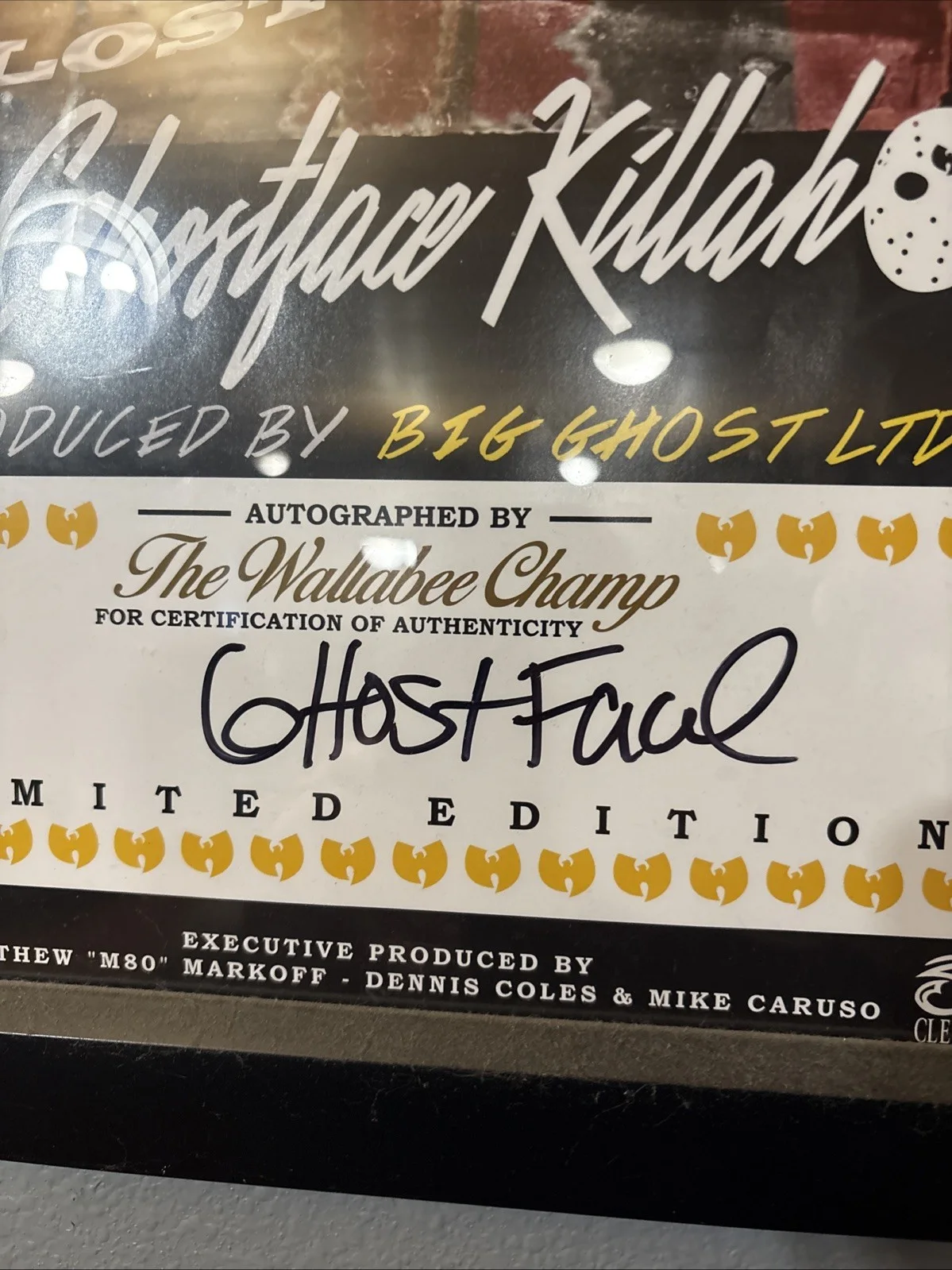 Ghostface Killah Signed Framed 13x19 Poster, изображение 2