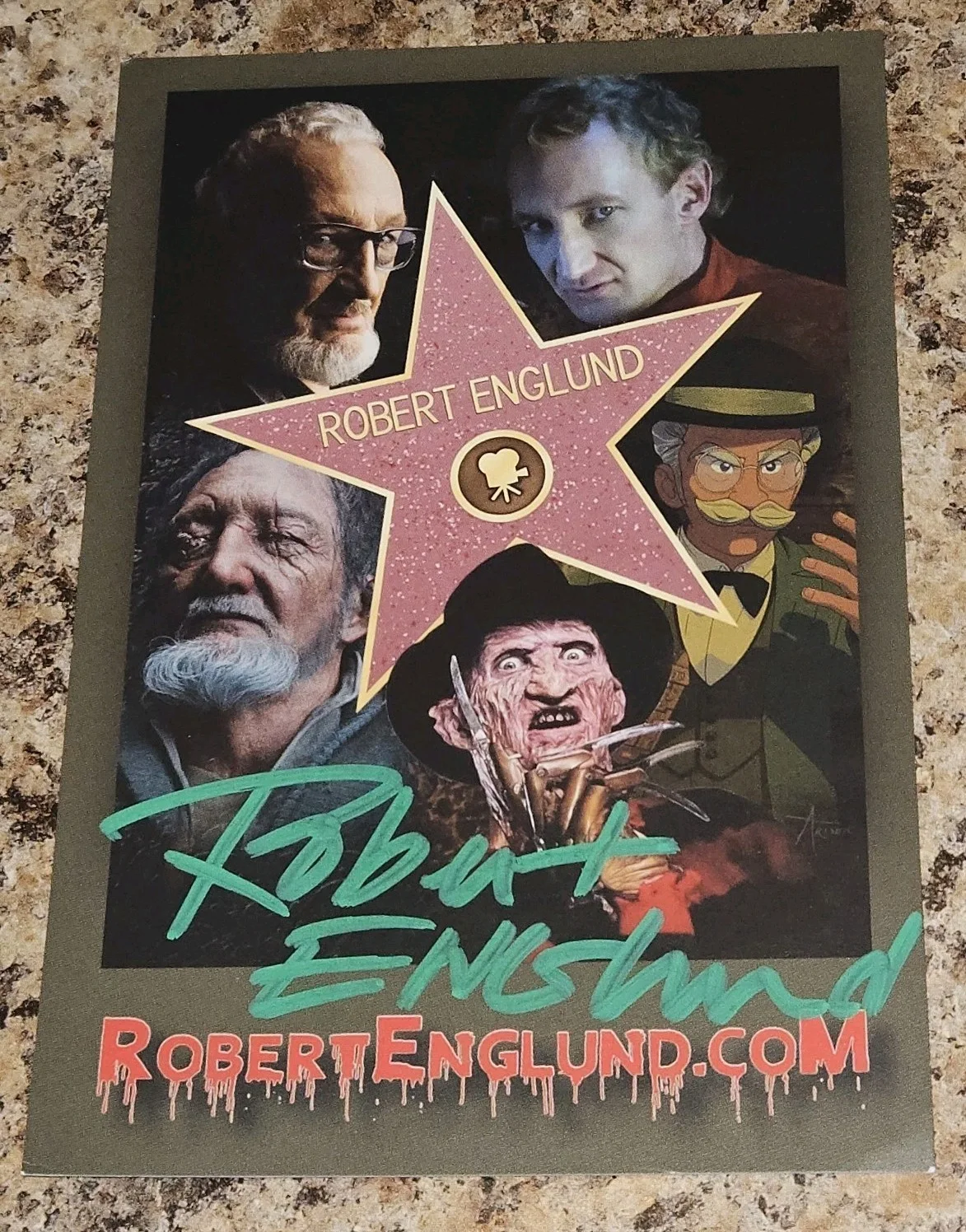 Robert Englund — ROBERT ENGLUND Autograph Signed FREDDY KRUEGER Nightmare On Elm Street Auto