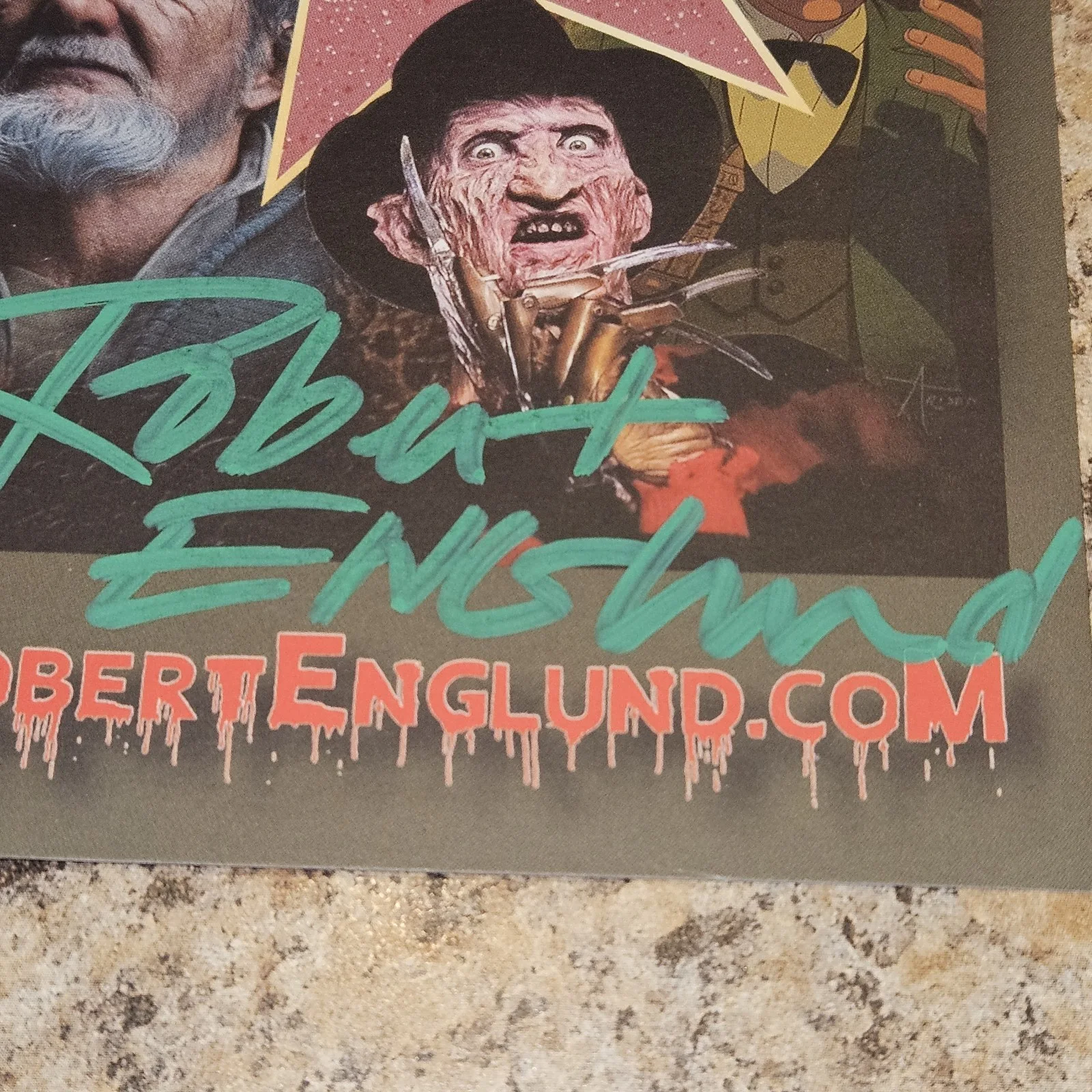 Robert Englund — ROBERT ENGLUND Autograph Signed FREDDY KRUEGER Nightmare On Elm Street Auto, изображение 2