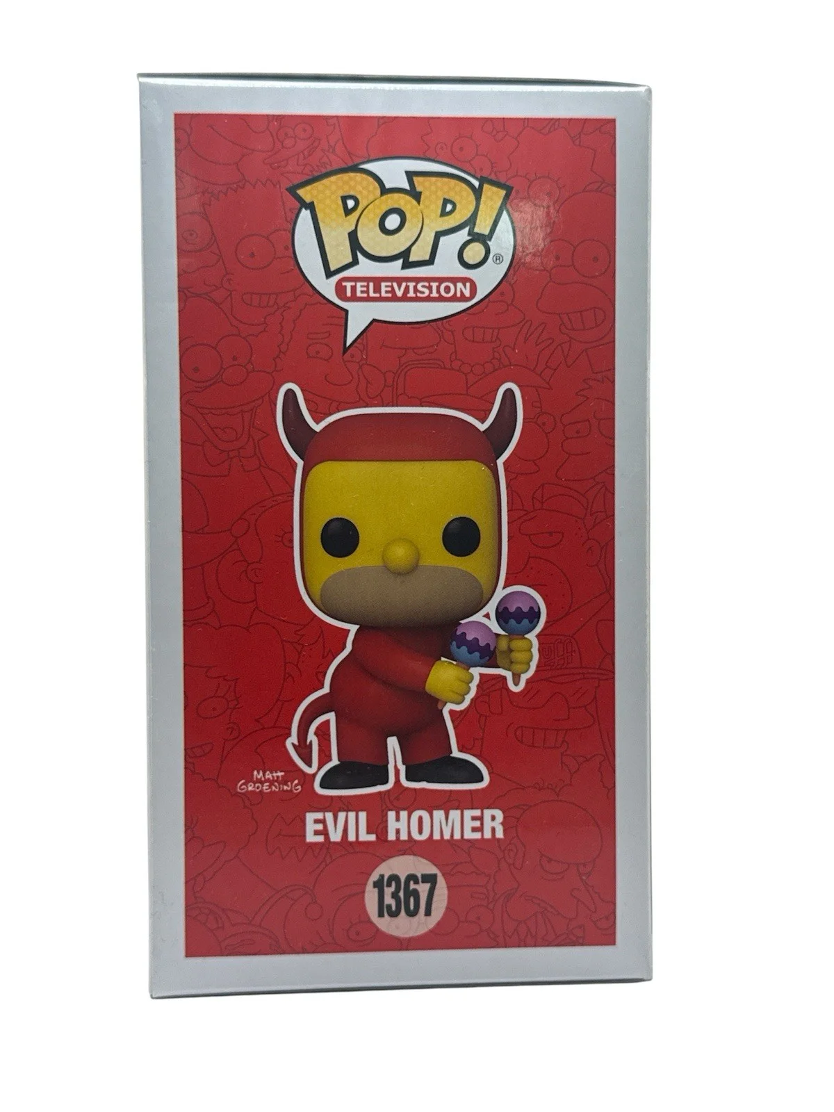 Matt Groening — Matt Groening Autograph Signed & Bart Simpson Sketch Evil Homer Funko Pop PSA, изображение 3