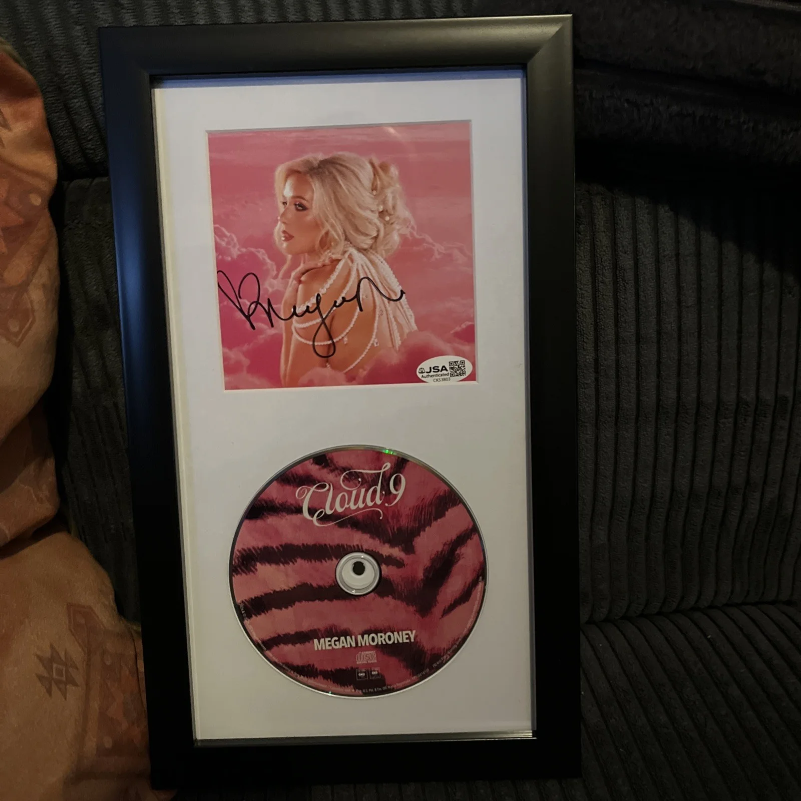 Megan Moroney — Megan Moroney Autographed Signed Framed CD DISPLAY Cloud 9 JSA COUNTRY STAR, image 3