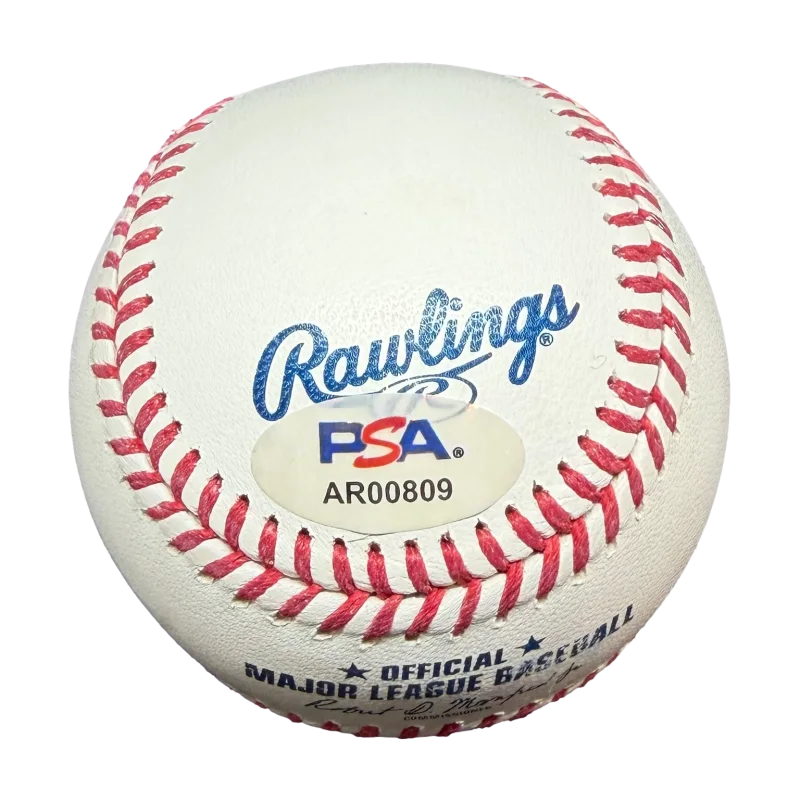 Andrew Tate — Andrew Tate Signed Autograph OMLB Baseball Ball - Top G Train Hard w/ PSA COA, изображение 2