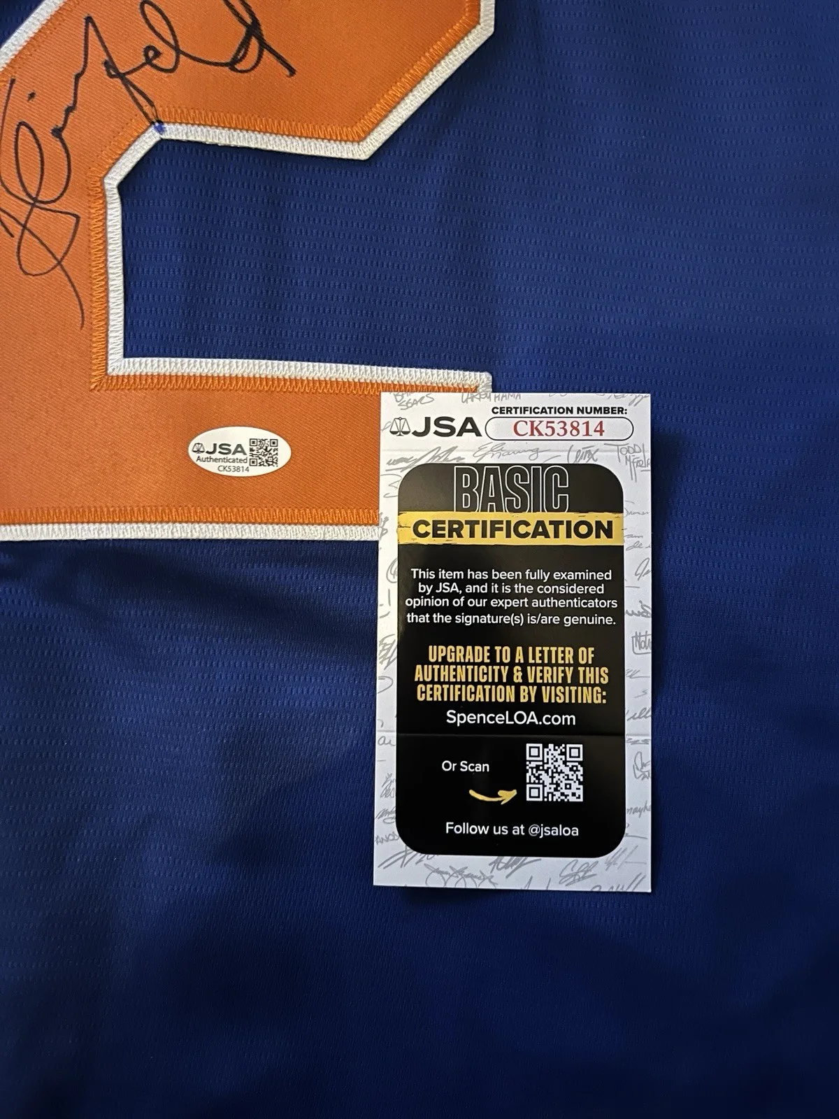 Jerry Seinfeld — Jerry Seinfeld Hand Signed AUTO Jersey JSA CERTIFIED SEINFELD COMEDIAN LEGEND, image 4