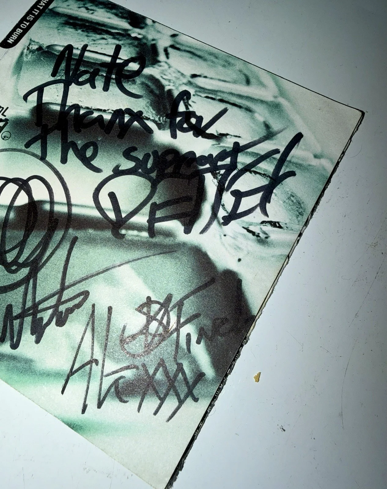 Finch - What It Is To Burn SIGNED CD Insert Autographed Post Hardcore, image 3