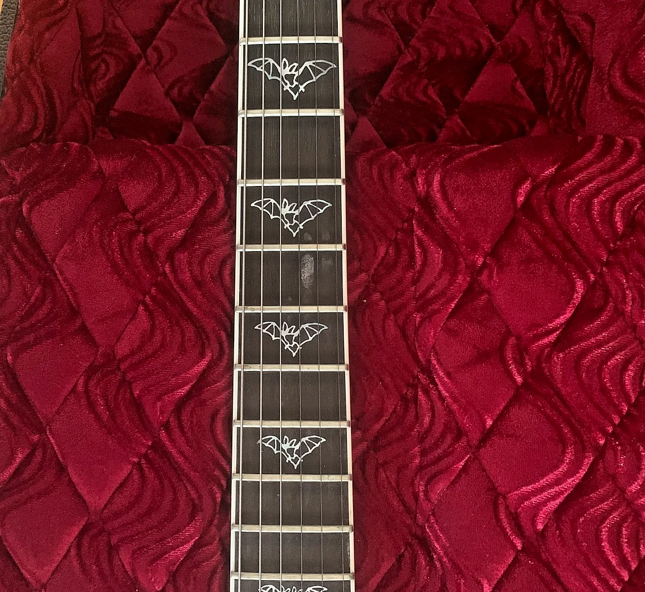 Motorhead's Phil Campbel Signature Guitar w/Coffin Case used at SXSW with Note, изображение 3