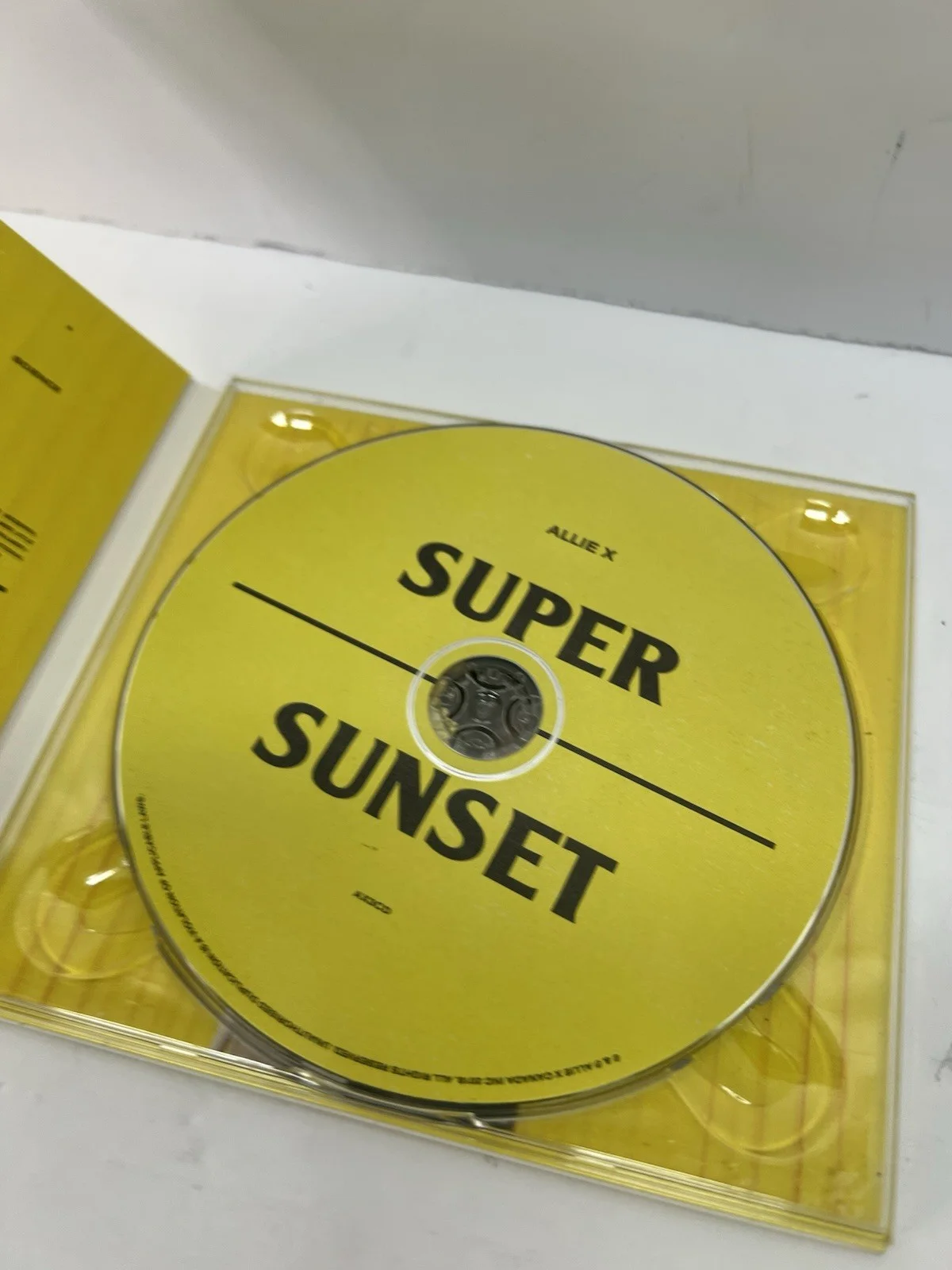 Allie X - Super Sunset CD 💛 Covered Signed By Allie X ✍️ Autographed Copy, image 3