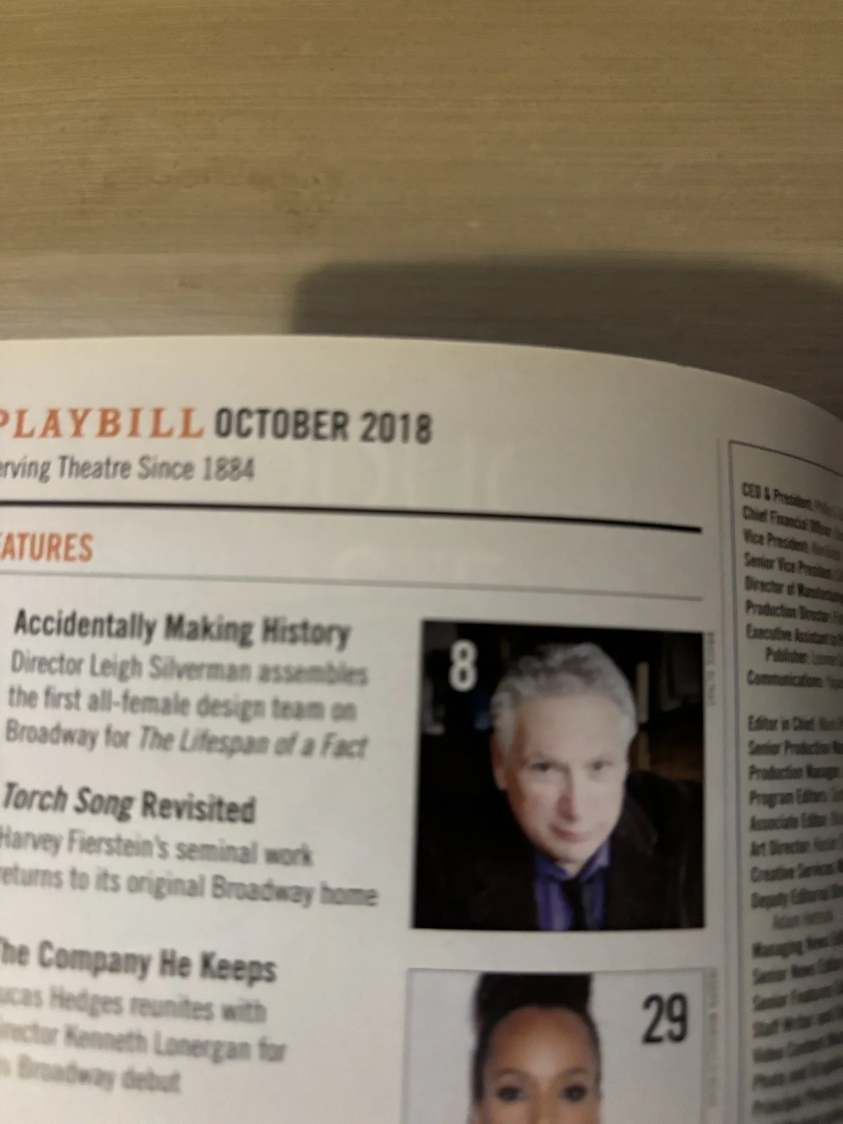 Christiani Pitts, Eric William Morris, Erik Lochtefeld — King Kong Broadway Playbill Oct 2018 Signed by Pitts, Morris, Lochtefeld + Cast, изображение 3