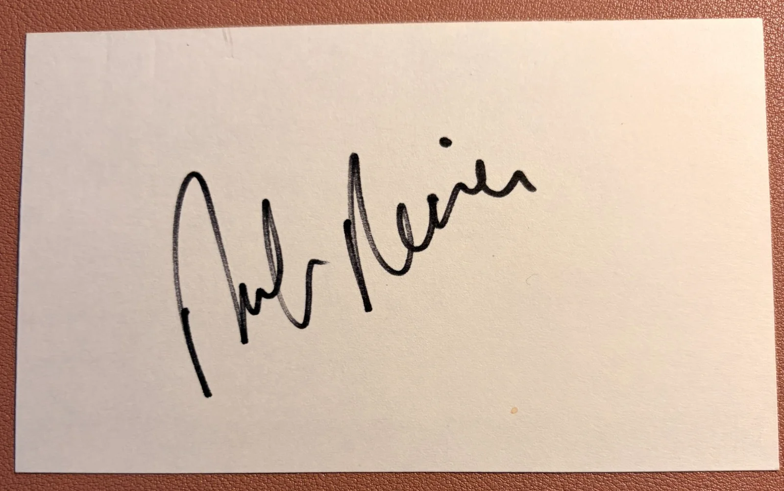 Rob Reiner — Rob Reiner Signed 3x5 Index Card•Mint• Todd Mueller Autographs COA, image 2