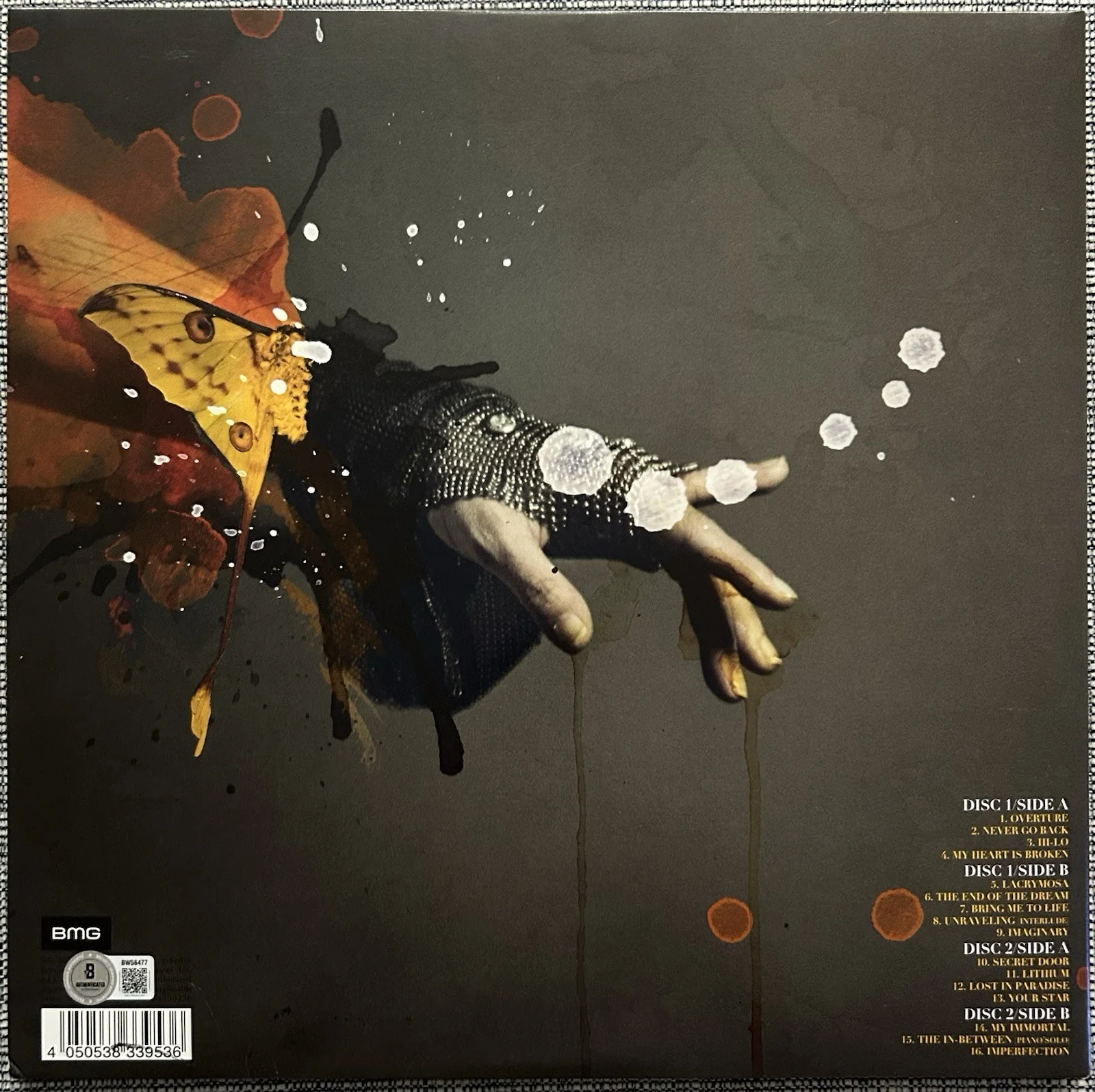 AMY LEE SIGNED EVANESCENCE SYNTHESIS VINYL LP RARE - BECKETT COA, image 5