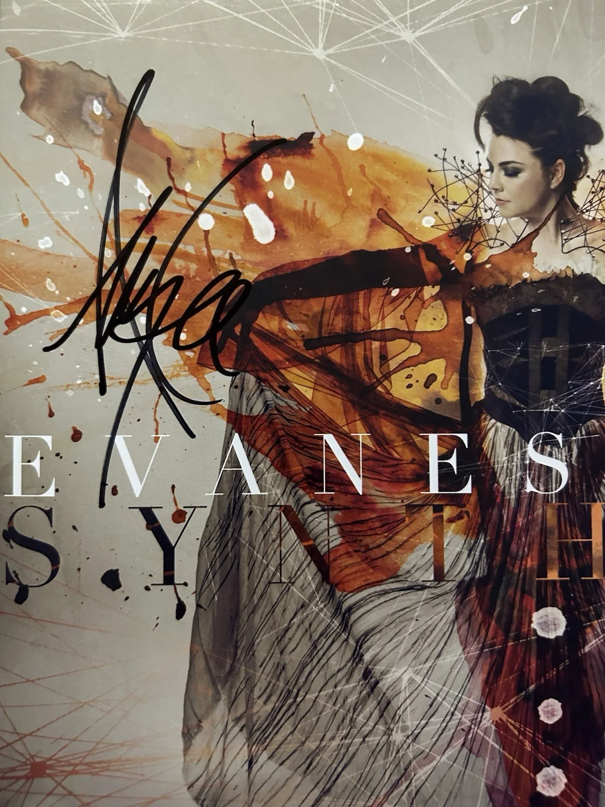 AMY LEE SIGNED EVANESCENCE SYNTHESIS VINYL LP RARE - BECKETT COA, изображение 3