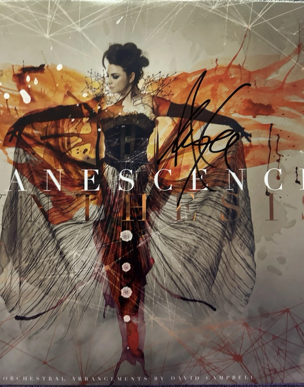 AMY LEE SIGNED EVANESCENCE SYNTHESIS VINYL LP RARE - BECKETT COA, изображение 2