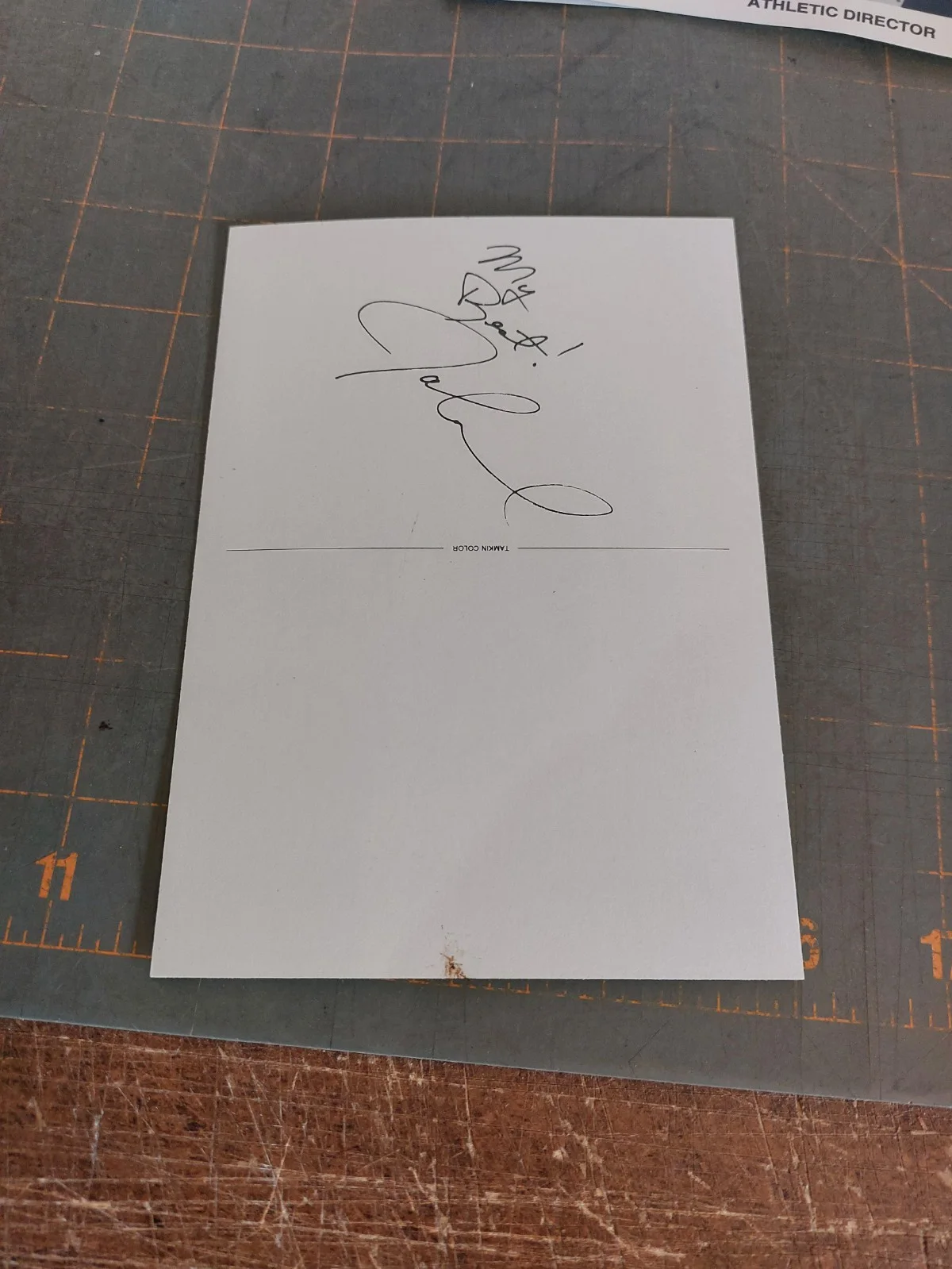 Jaleel White — Jaleel White Signed Postcard Sonic the Hedgehog, Family Matters Urkel, изображение 2