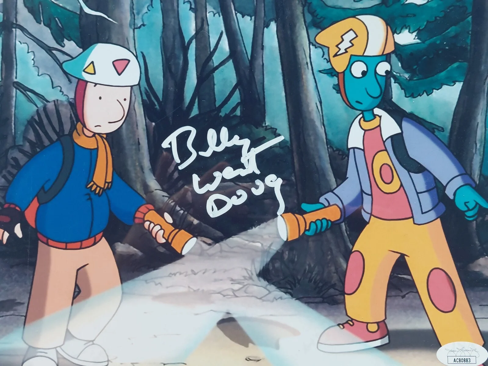 Billy West — Billy West signed 8x10 Photo DOUG FUNNIE Voice Nickelodeon JSA Authentication, image 2