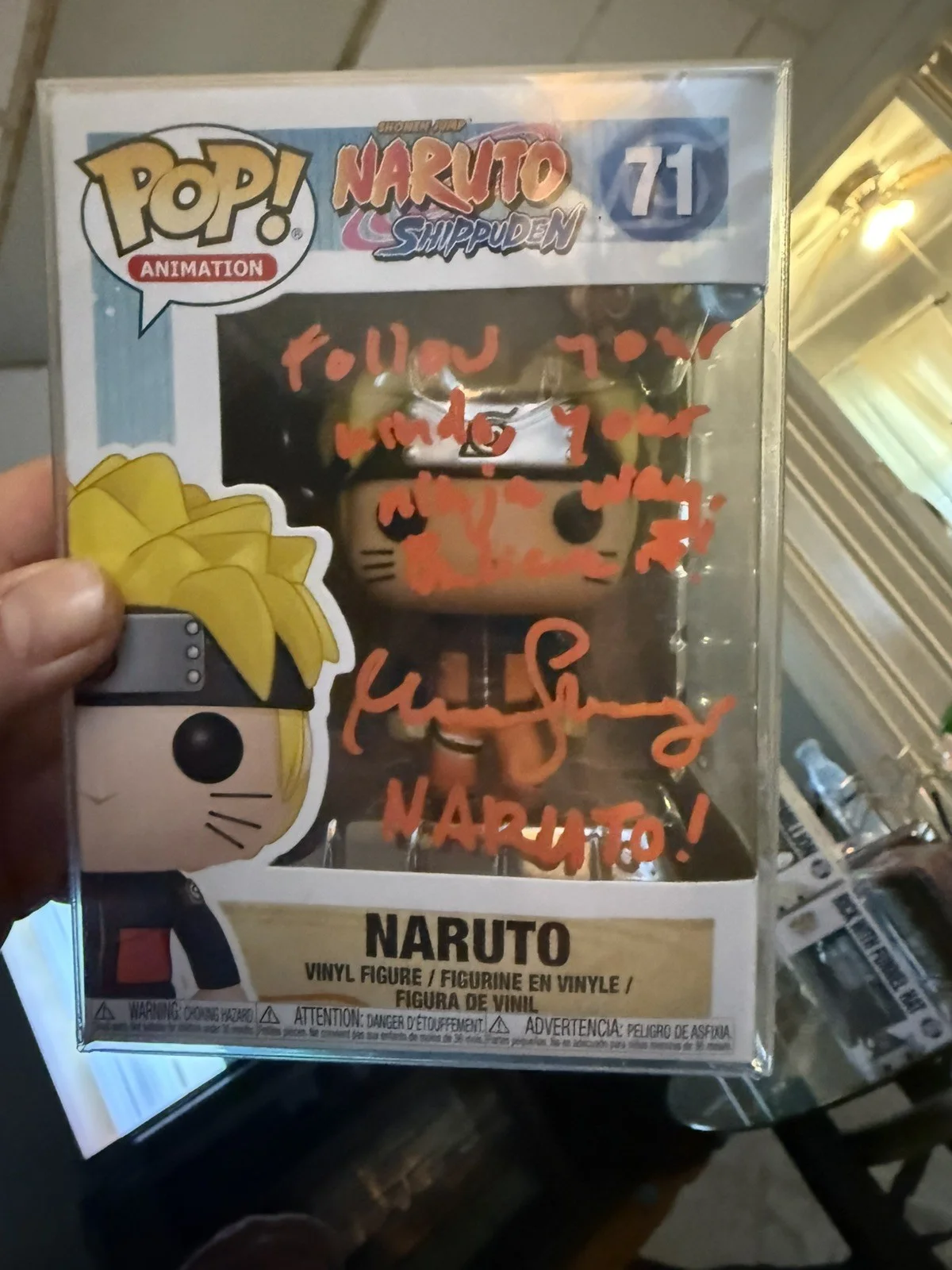 Maile Flanagan — Maile Flanigan Naruto Signed Funko Pop Anime Autograph Boruto #181 JSA COA