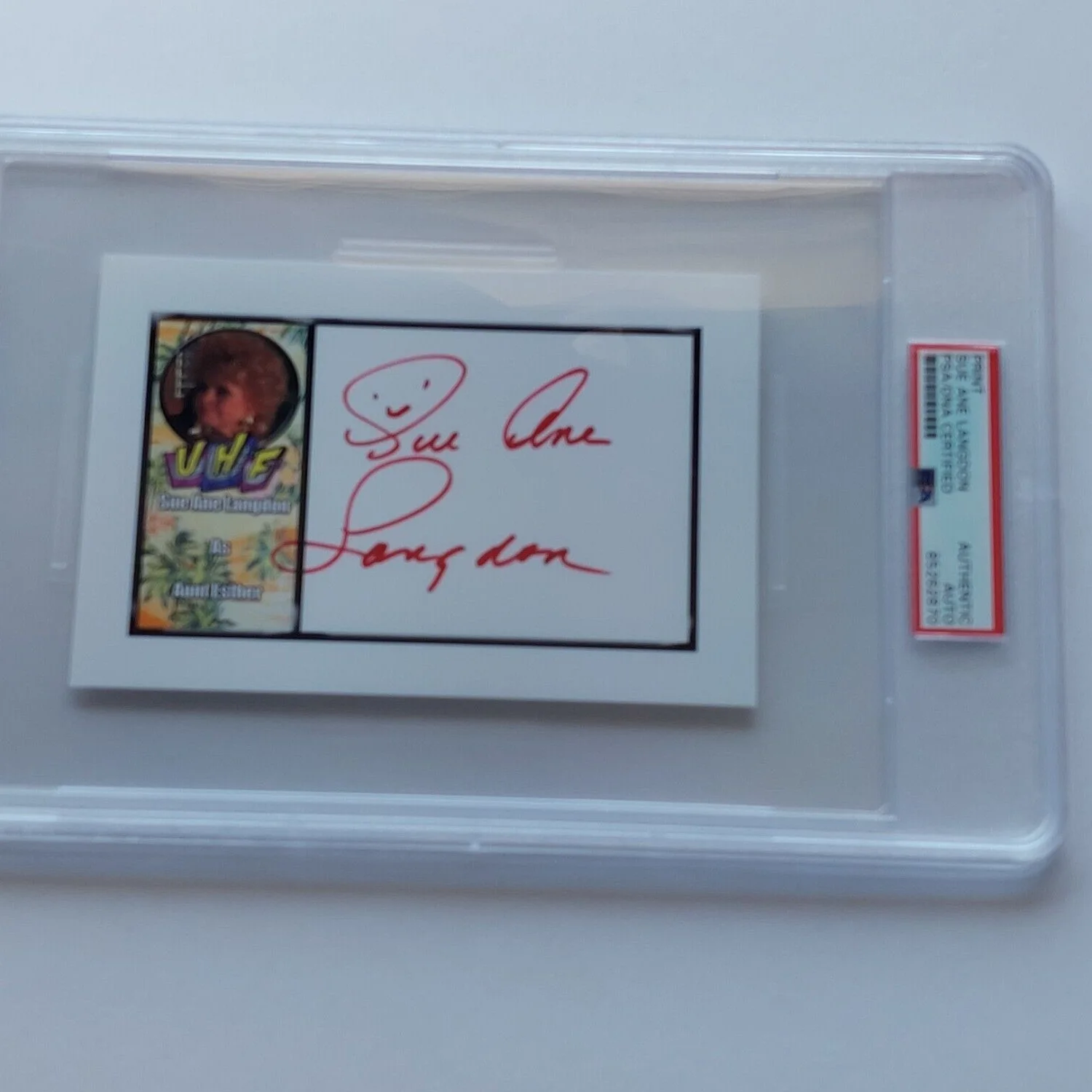 SUE ANE LANGDON, SUE ANN LANGDON — UHF Signed Sue Ane Langdon autographed Aunt Esther 4x6 Photo PSA/DNA Certified, image 2