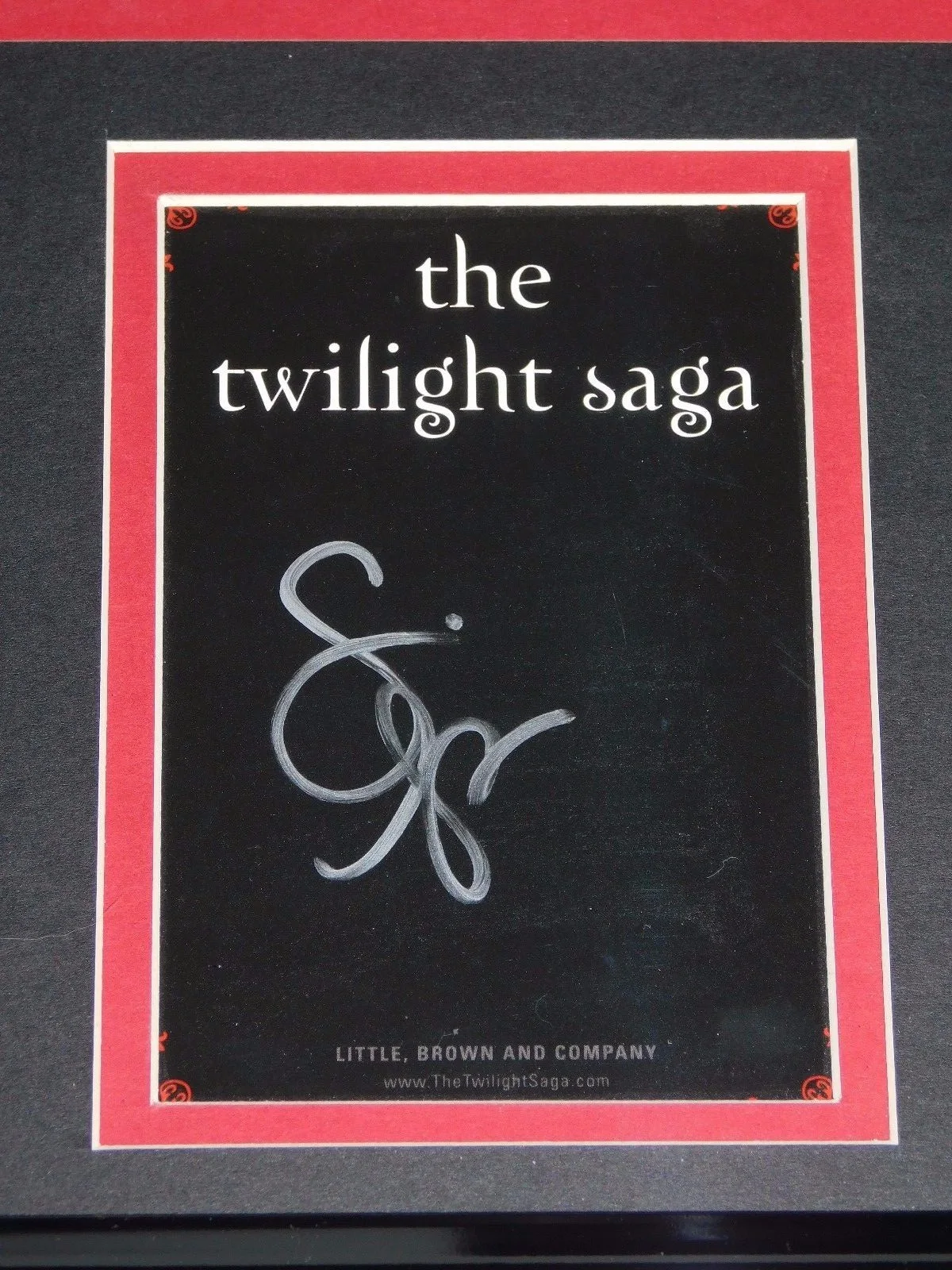 Stephenie Meyer — SIGNED Twilight Display 11x17 Stephenie Meyer Autographed Book Plate, image 4