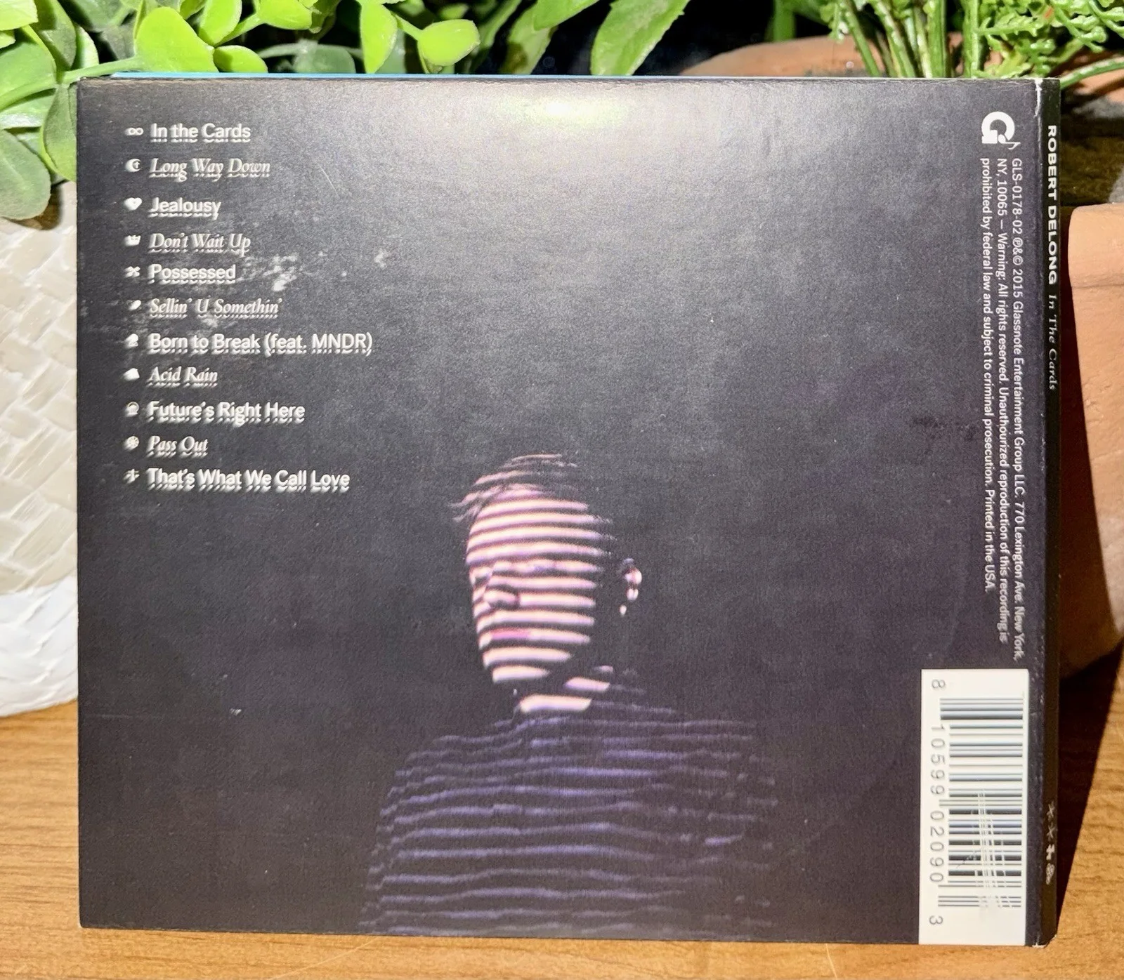 Robert DeLong In The Cards SIGNED CD Autographed Electronic Pop EDM, image 3