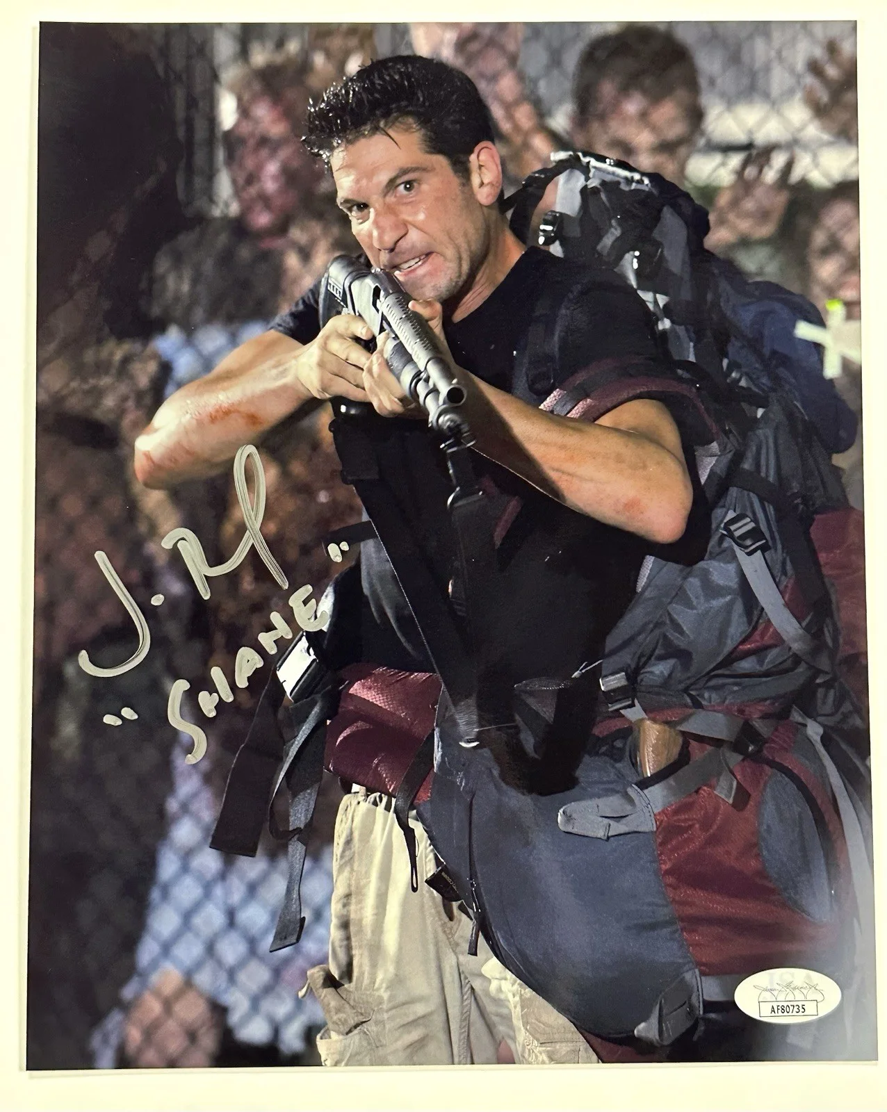 Jon Bernthal — Jon Bernthal Shane Walsh The Walking Dead Signed 8x10 Photo JSA COA The Punisher