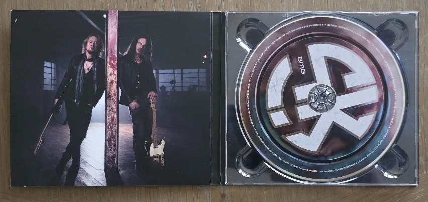 Smith & Kotzen signed autographed photo card & CD Adrian Smith Richie Kotzen S&K, image 2