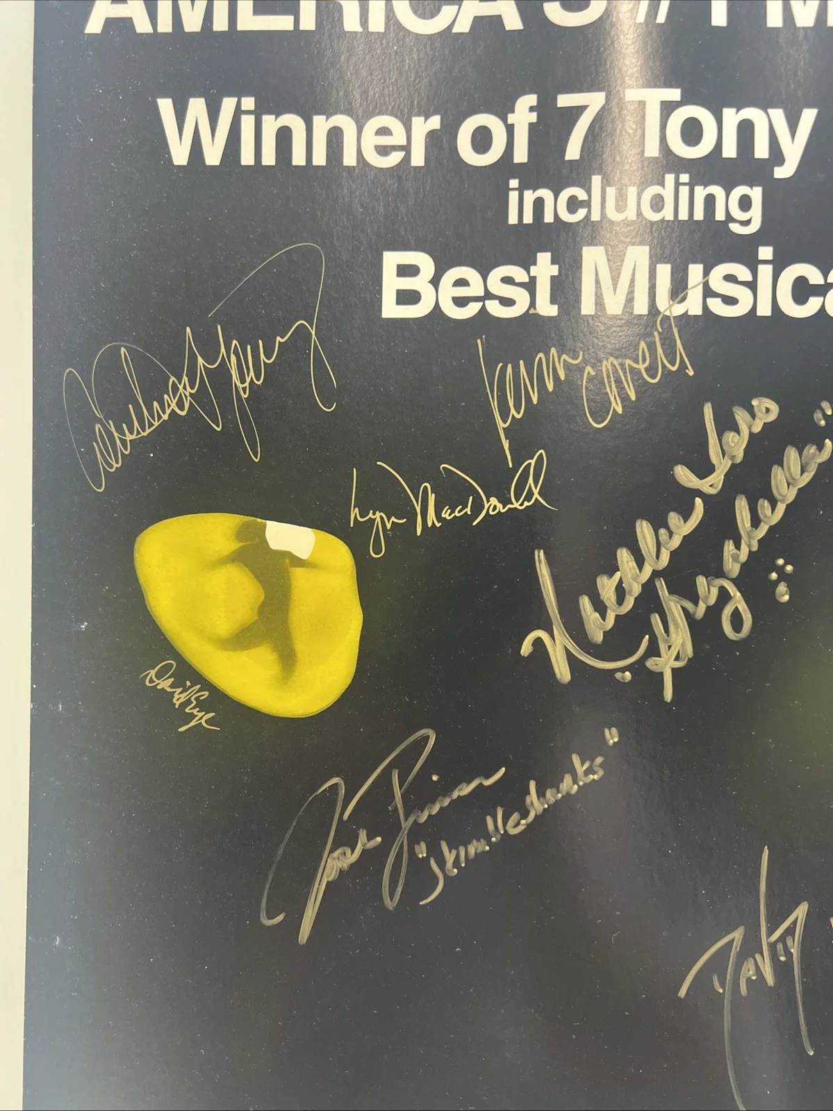 CATS Broadway Musical Poster - 1990s, Autographed, Broward Center, Florida, image 2