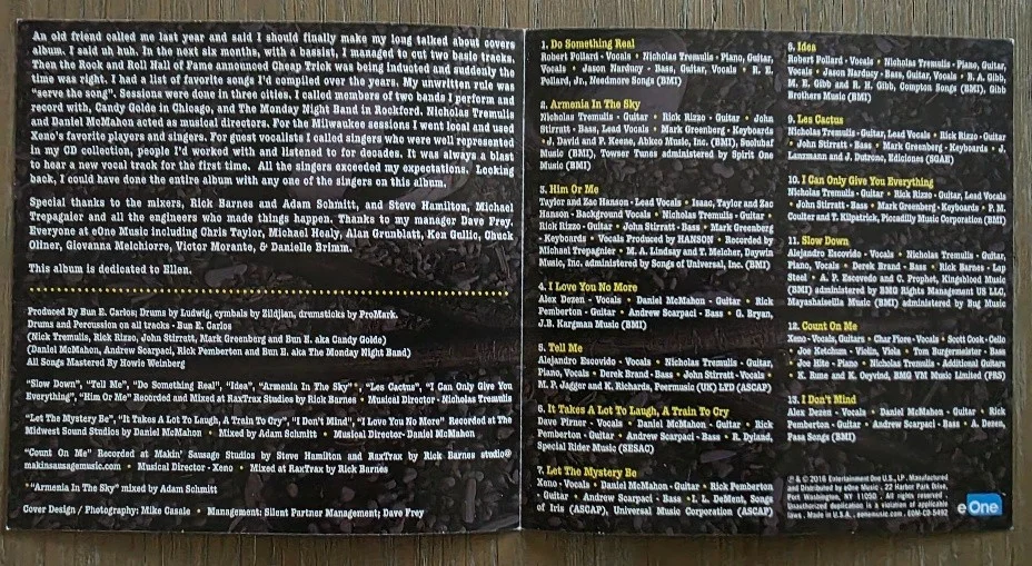 Bun E Carlos from Cheap Trick Signed Autographed CD Greetings from Bunezuela, image 3