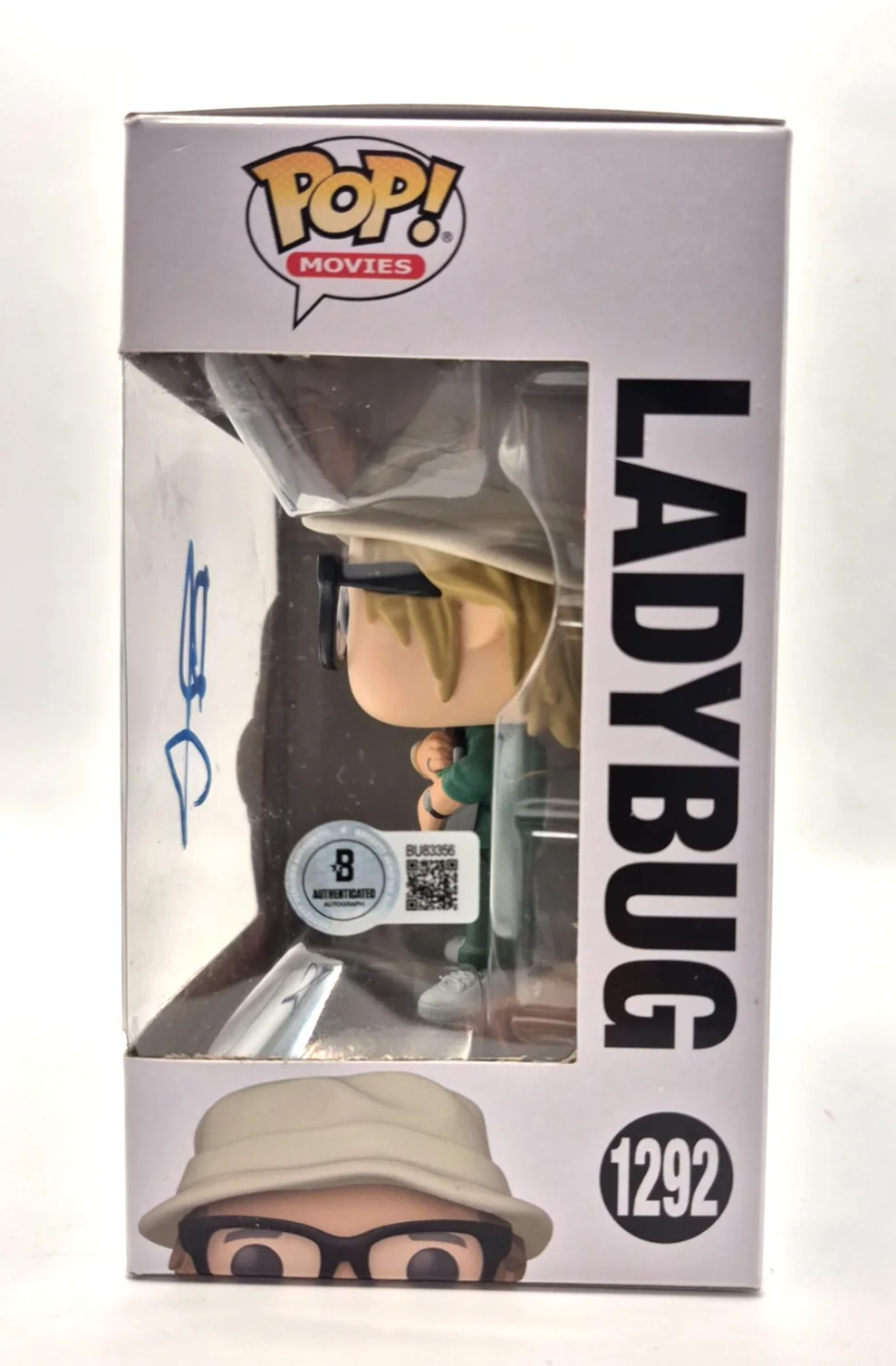 BRAD PITT — BRAD PITT SIGNED AUTOGRAPHED BULLET TRAIN LADYBUG FUNKO POP FIGHT CLUB BAS COA, image 3