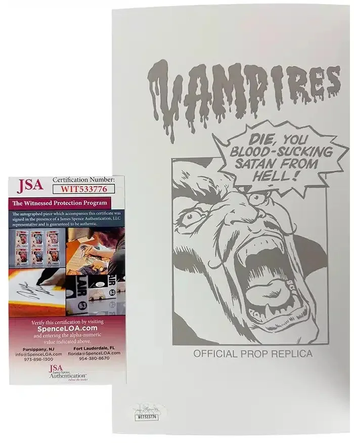 Corey Feldman & Jamison Newlander signed Comic Book Frog JSA Authentication, image 3