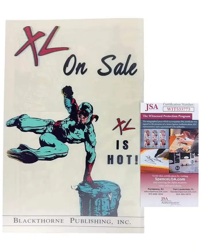 Corey Feldman & Jamison Newlander signed 3D Lenticular Comic JSA Authentication, image 2