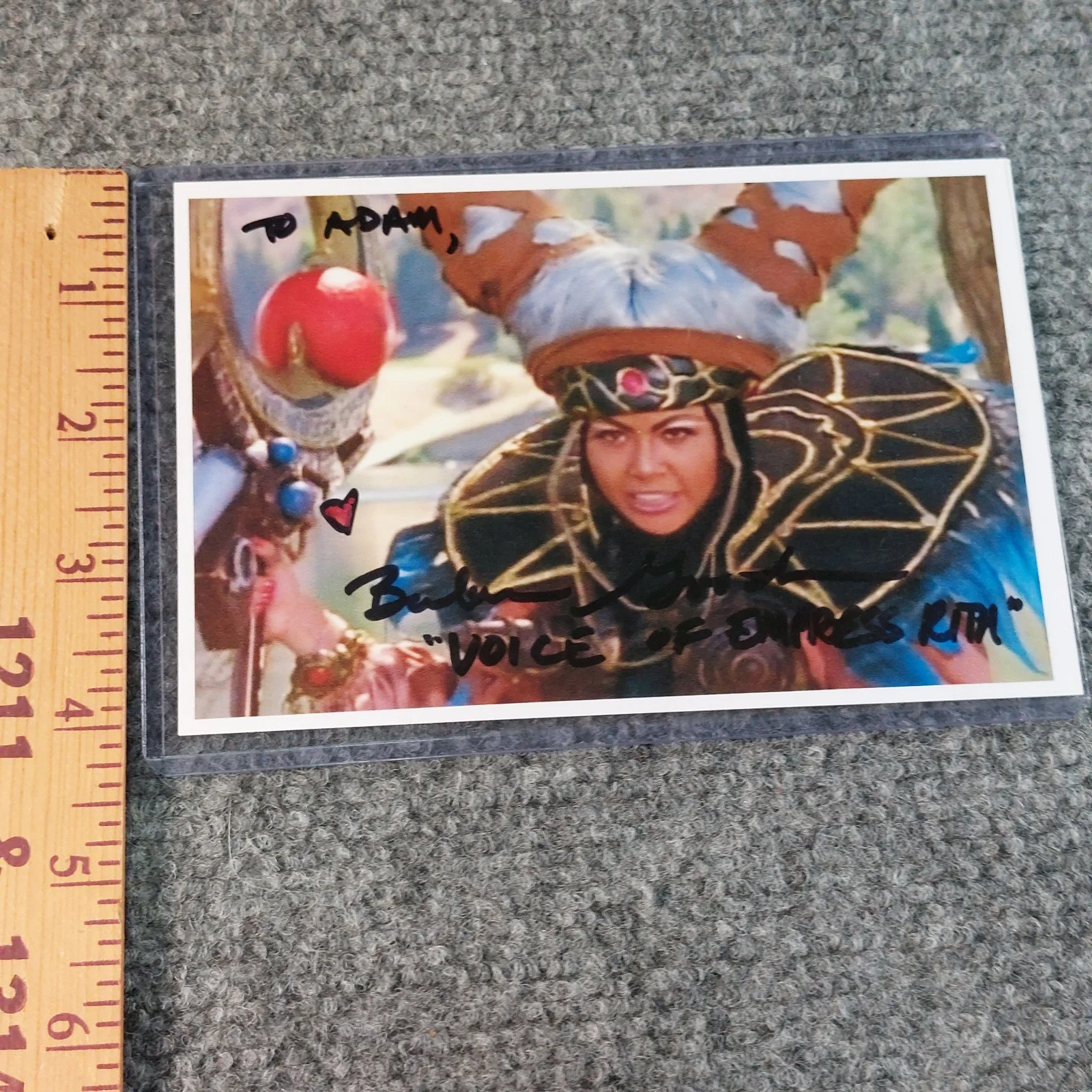 Barbara Goodson — Mighty Morphin Power Rangers SIGNED Rita 4x6 Autographed Photo Barbara Goodson, изображение 4