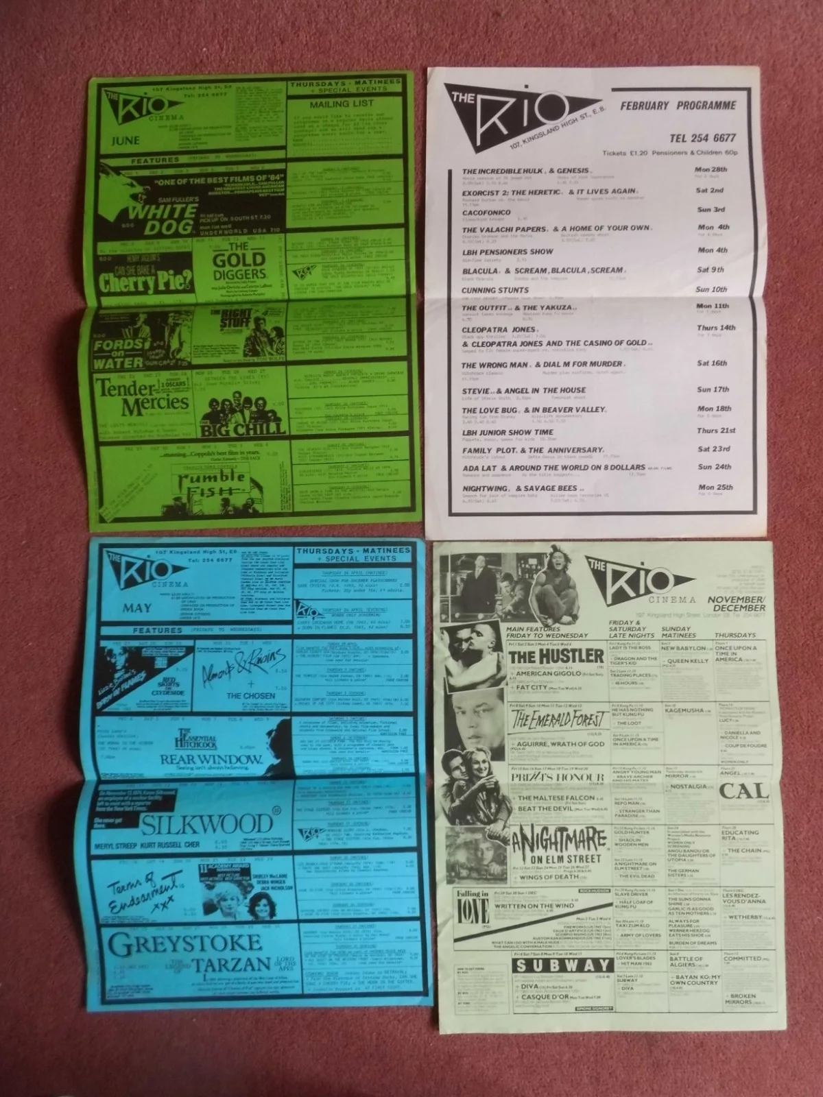 RIO CINEMA POSTER PROGRAMMES – 1980 to 1984, HACKNEY, image 2