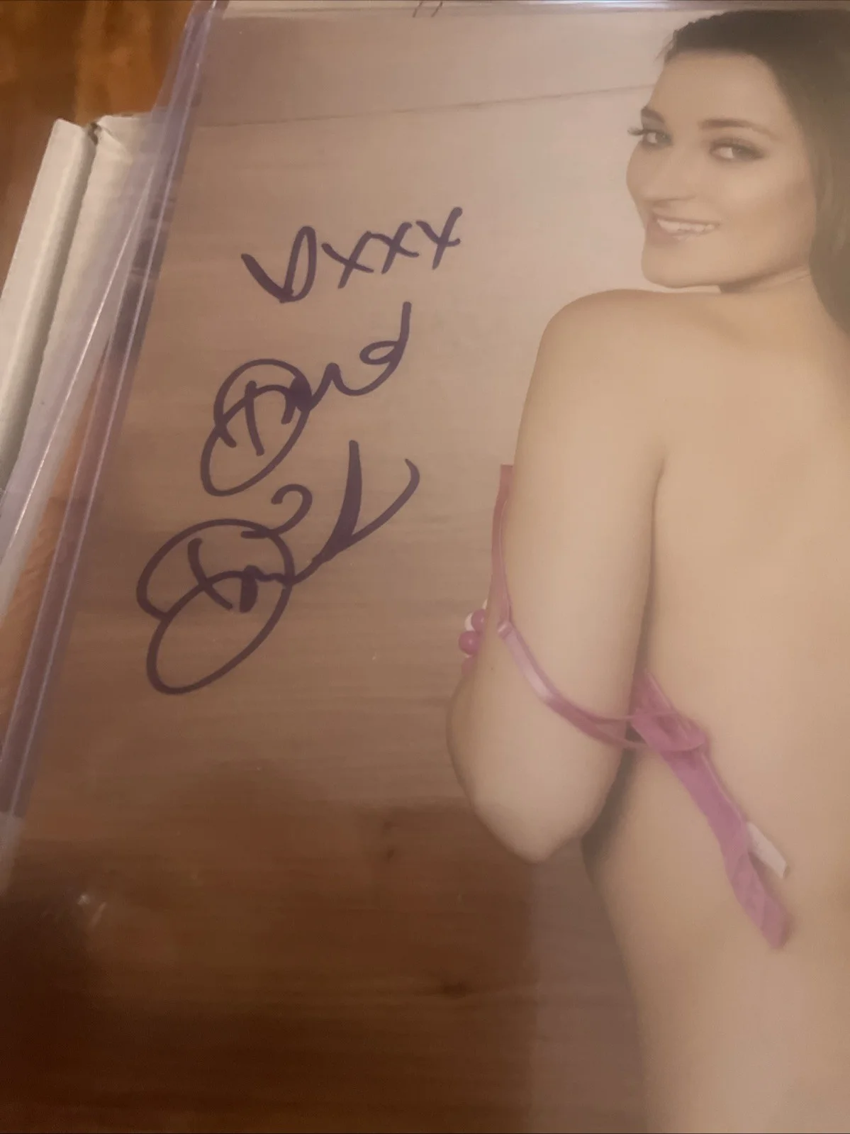 Dani Daniels — Sexy Dani Daniels Signed 8x10 Photo Adult Star Authentic Autograph Beckett, изображение 2